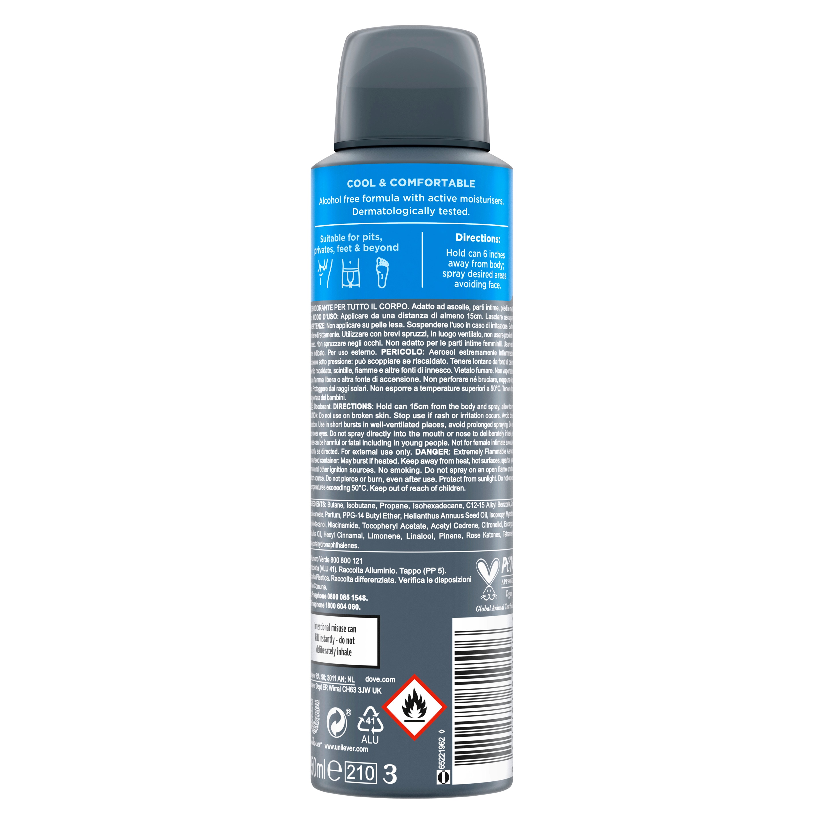 Whole Body Deo Spray Marine e Blue Cypress