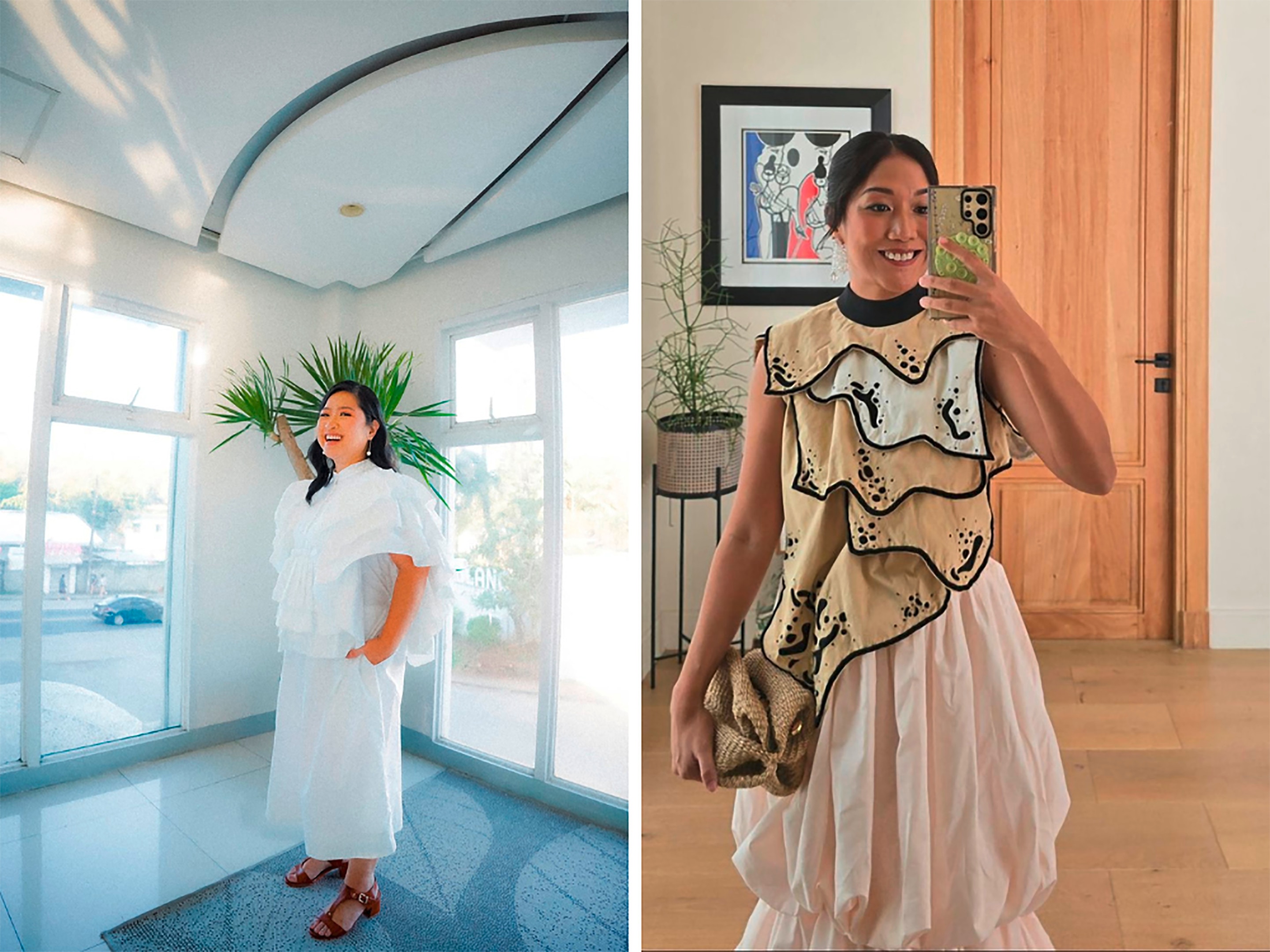 Filipinas wearing Philippine-made fashion.