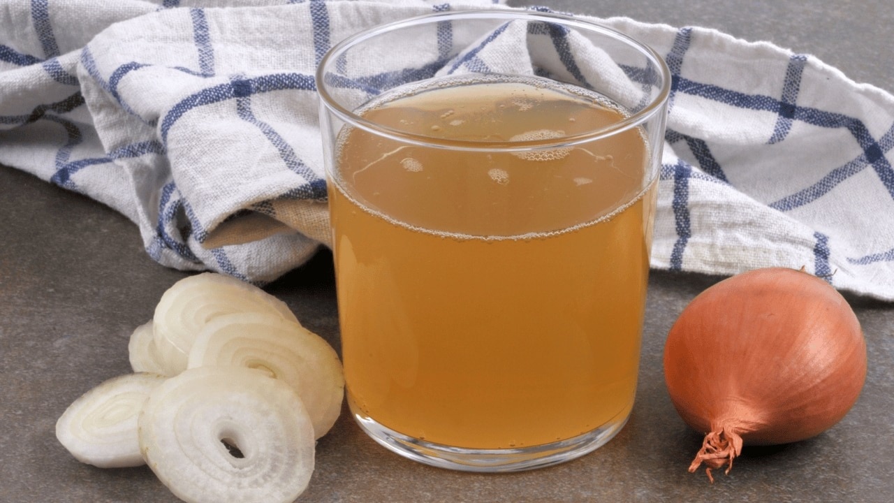 Aloe vera and onion juice