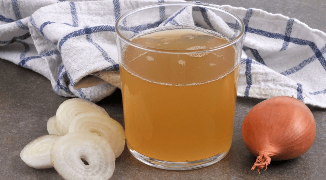 Aloe vera and onion juice