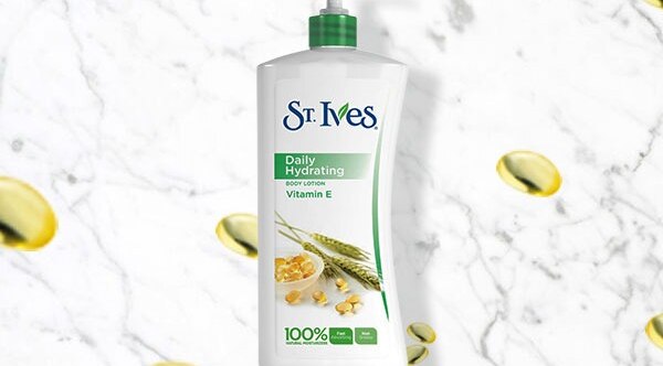 Body lotion for dry skin which is sensitive