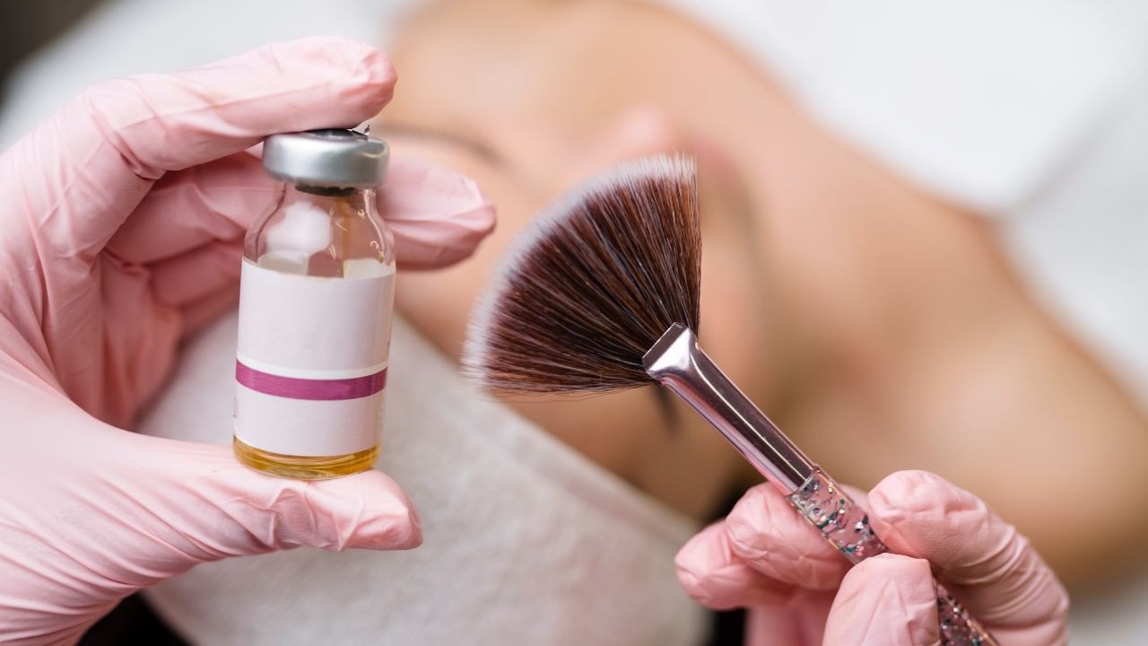 glycolic or lactic acid