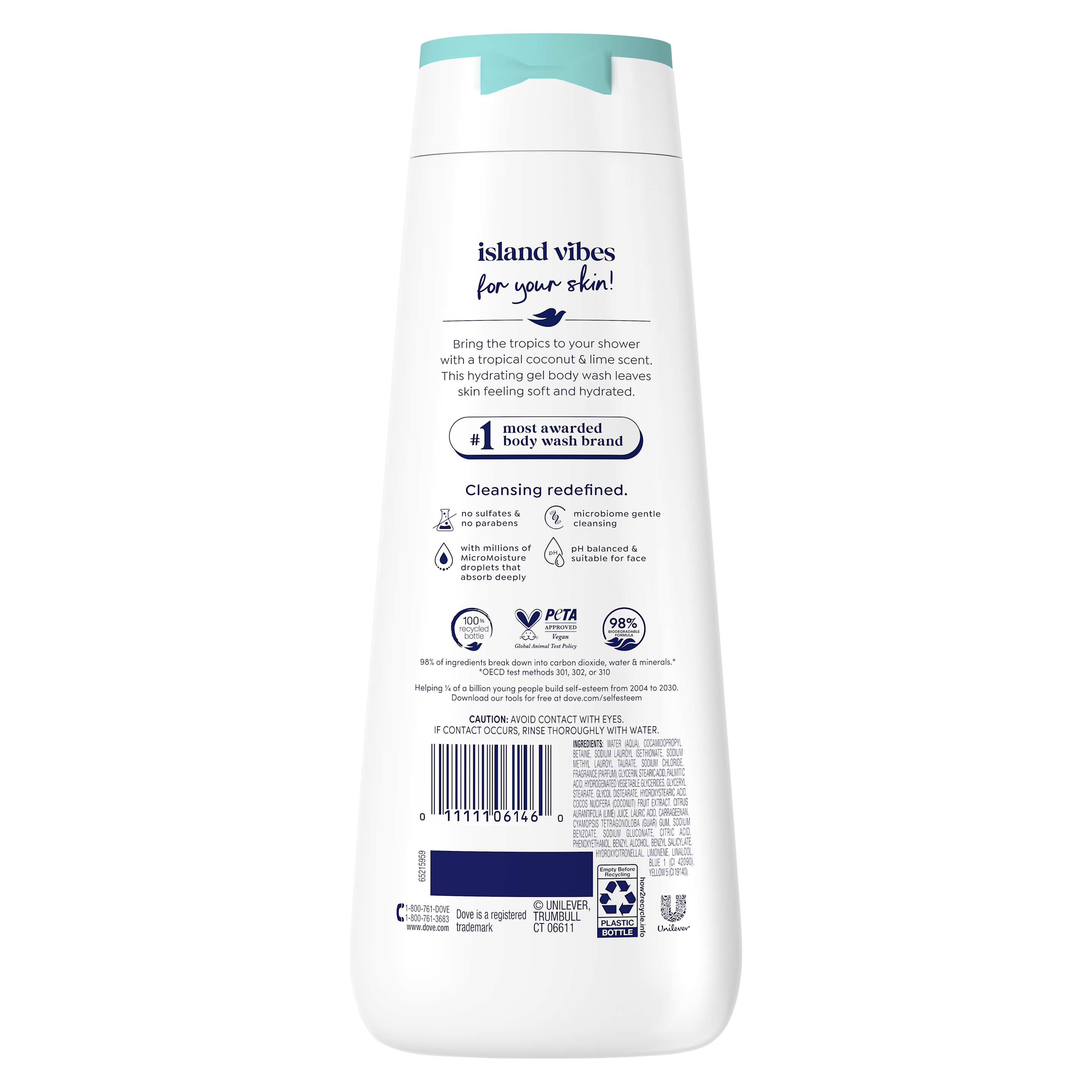 Reset Tropical Coconut & Lime Body Wash