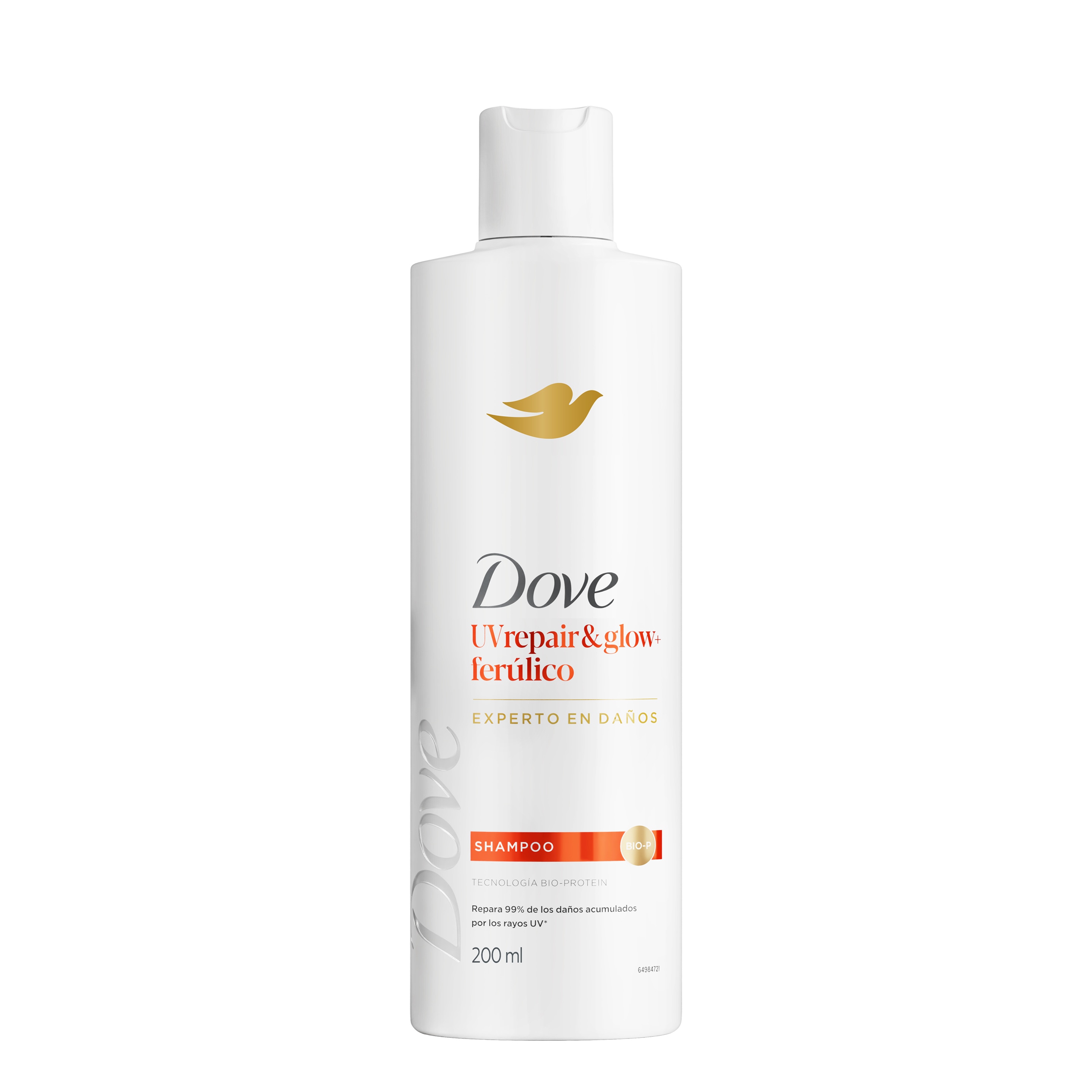 Producto shampoo Dove UV Repair & Glow 200ml