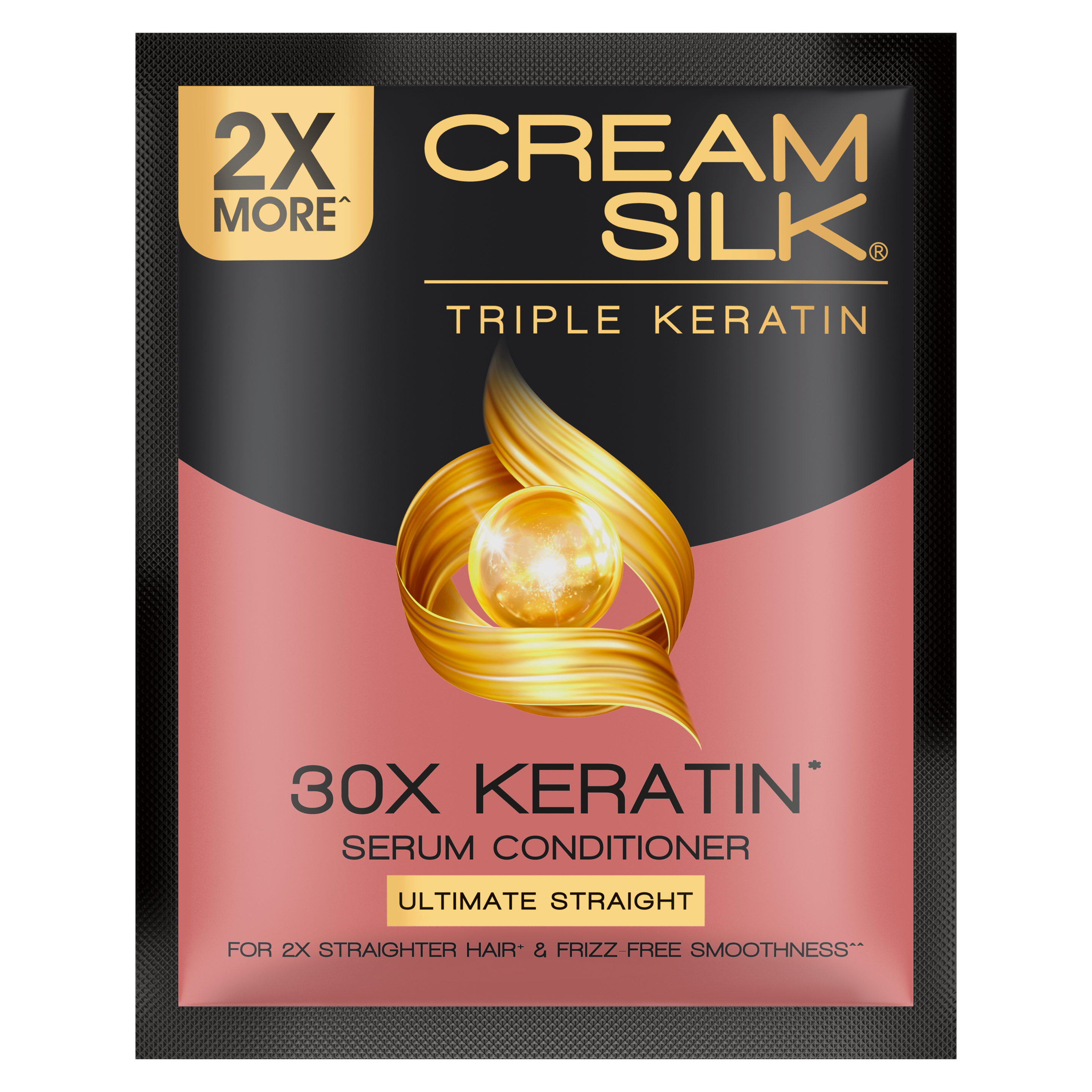 Cream Silk Triple Keratin Serum Conditioner Ultimate Straight