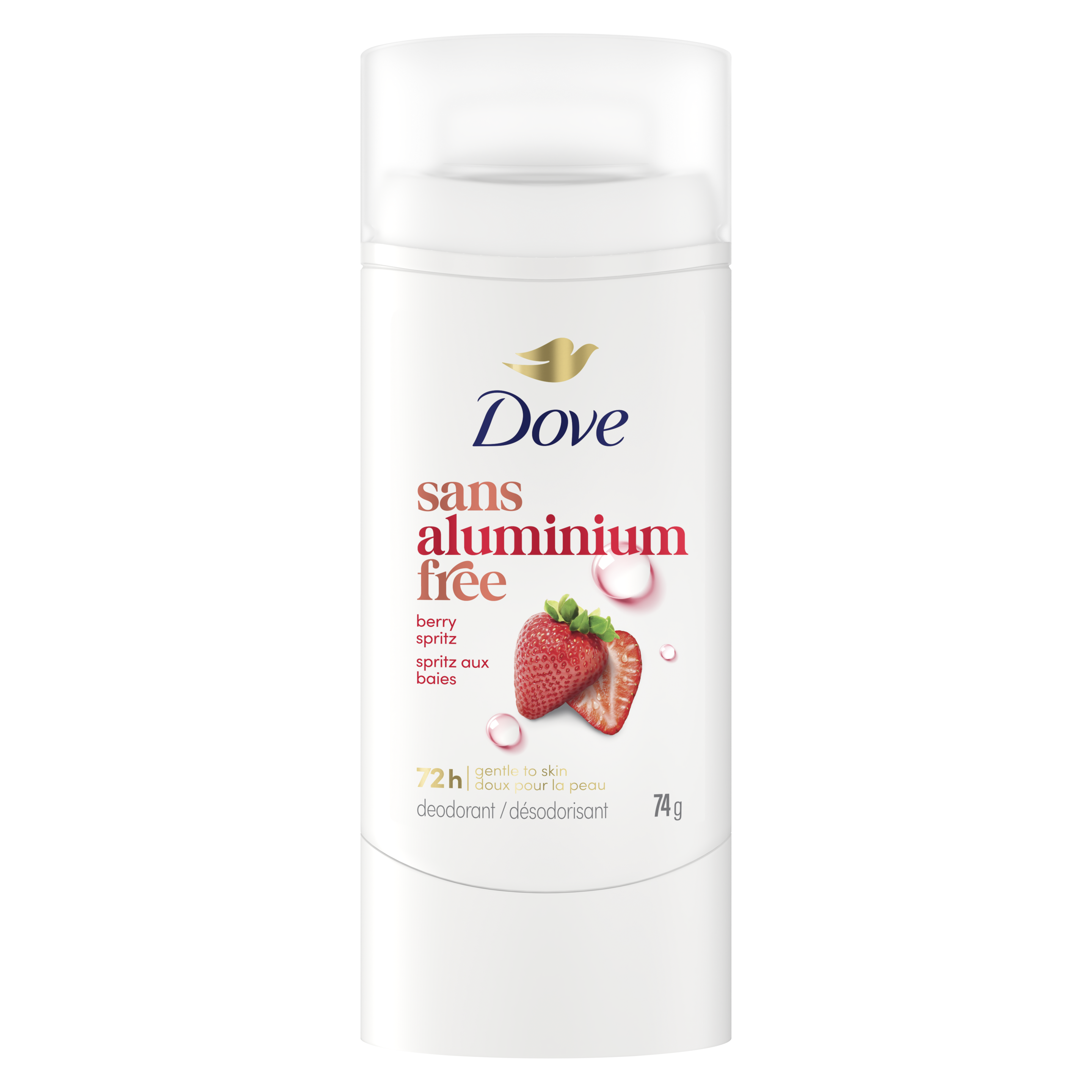 Dove Aluminum Free Deodorant Stick Berry Spritz packshot