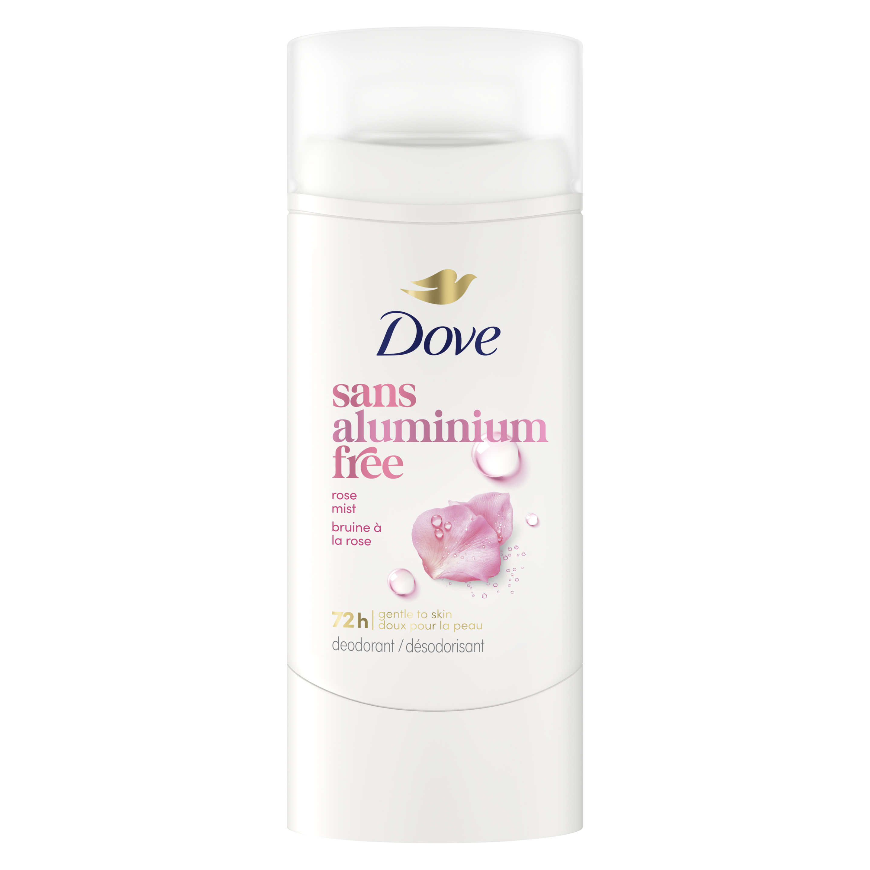 Dove Aluminum Free Deodorant Stick Rose Mist packshot