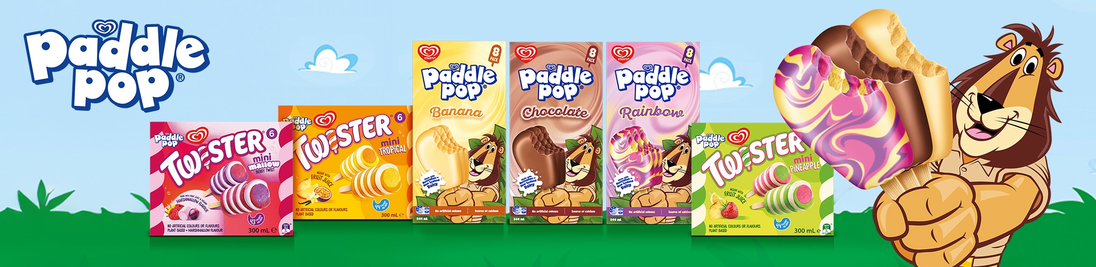 Paddle Pop Products