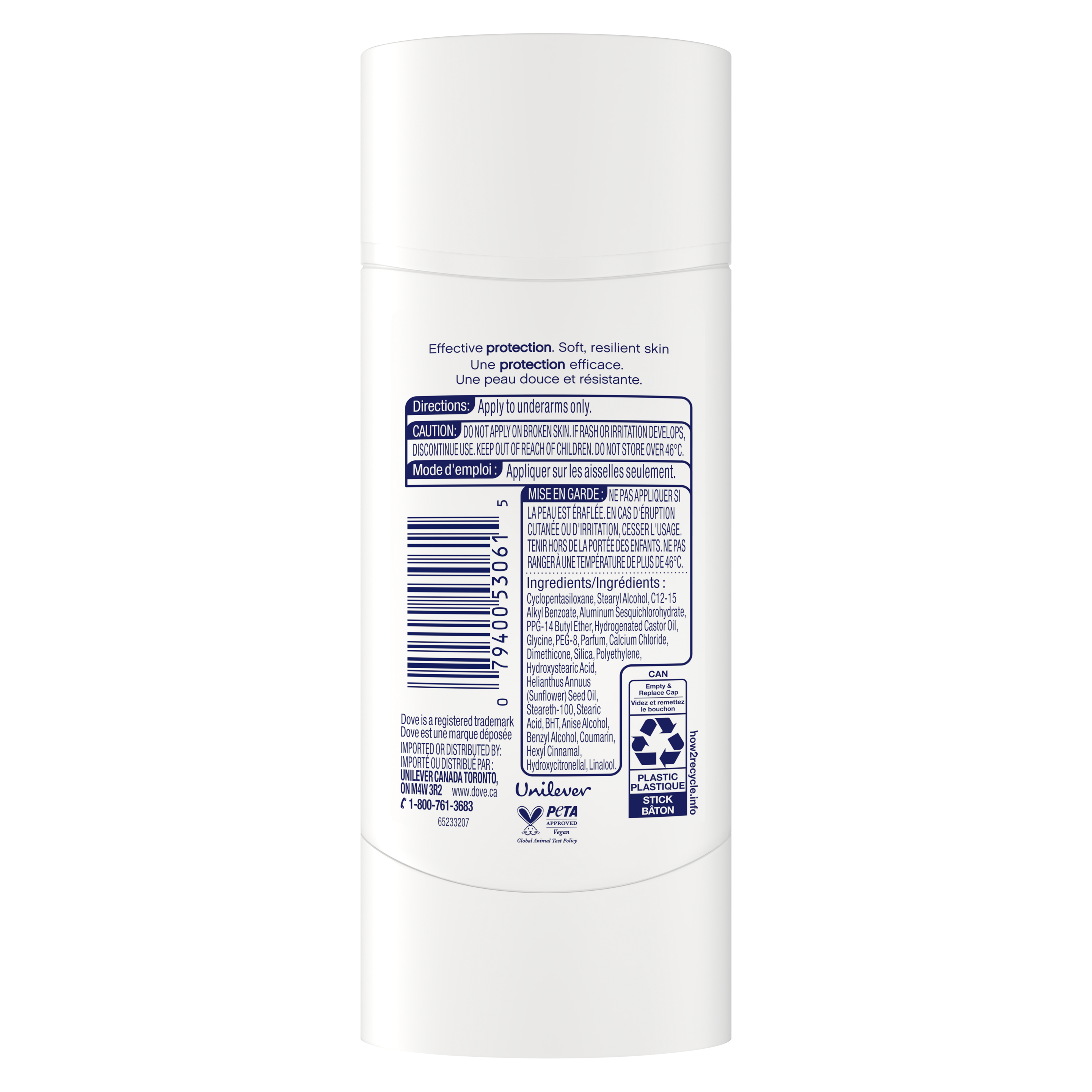 Désodorisant antisudorifique Soin avancé au parfum de soufflé à la vanille