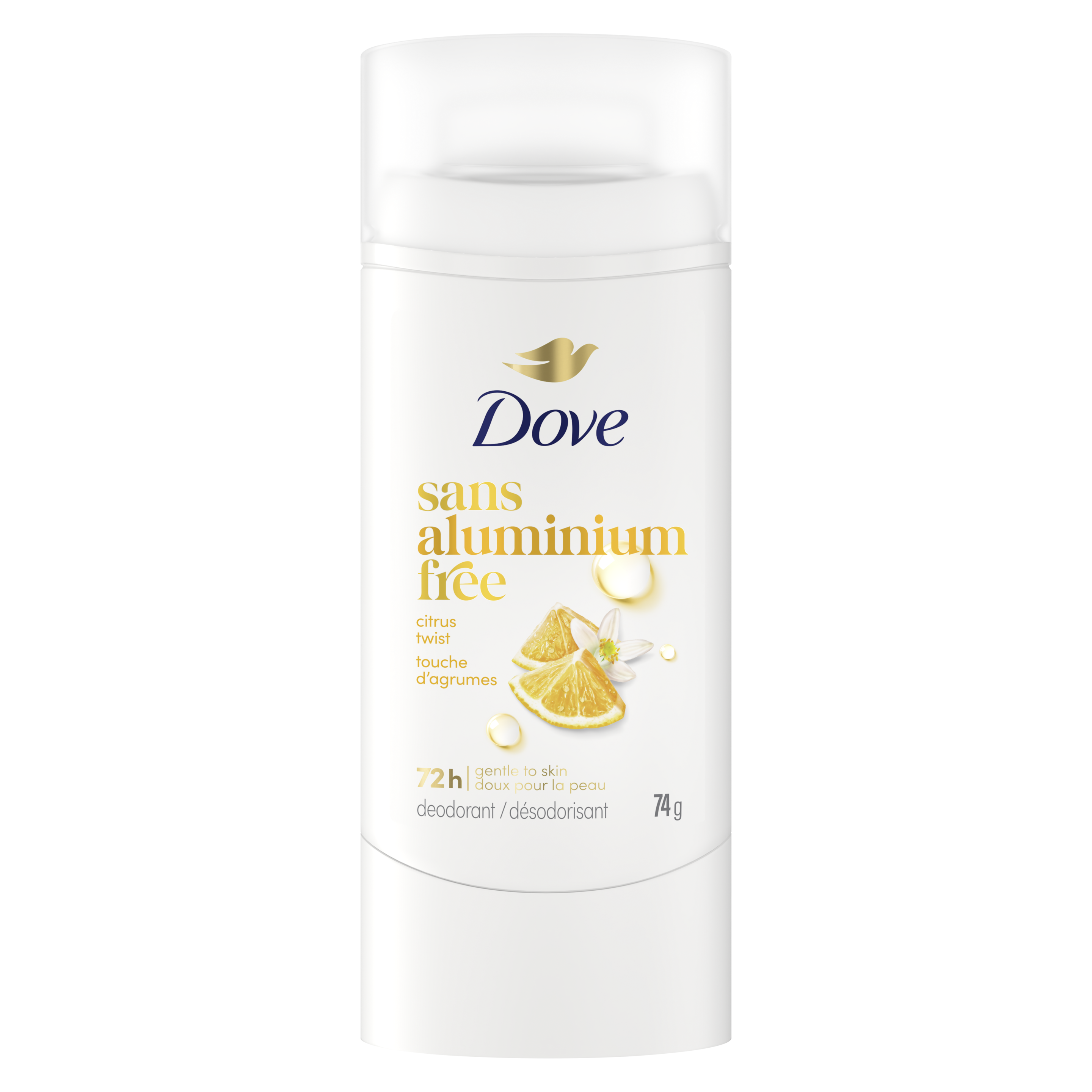 Dove Aluminum Free Deodorant Stick Citrus Twist packshot