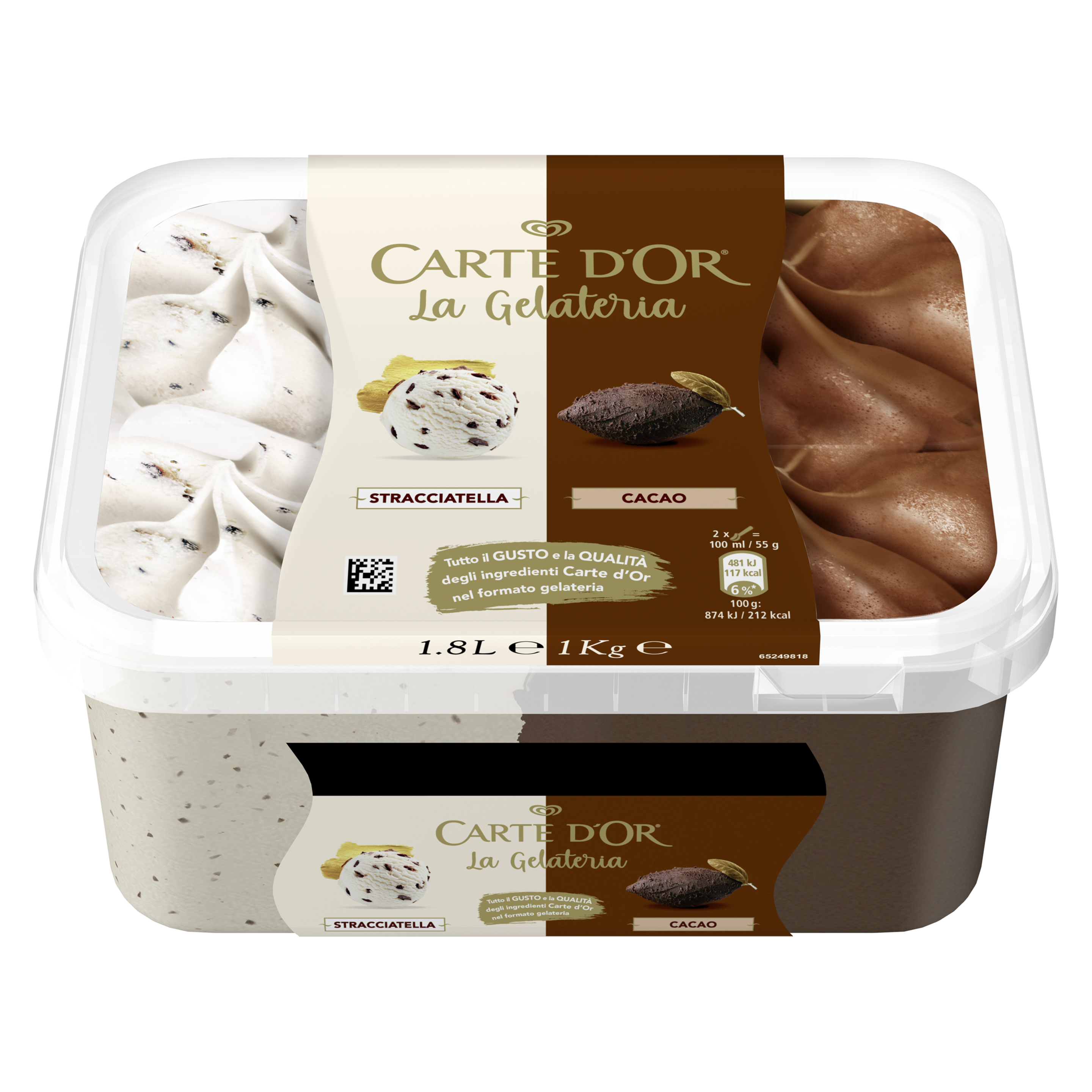 Carte D'Or Gelateria Stracciatella e Cacao packshot