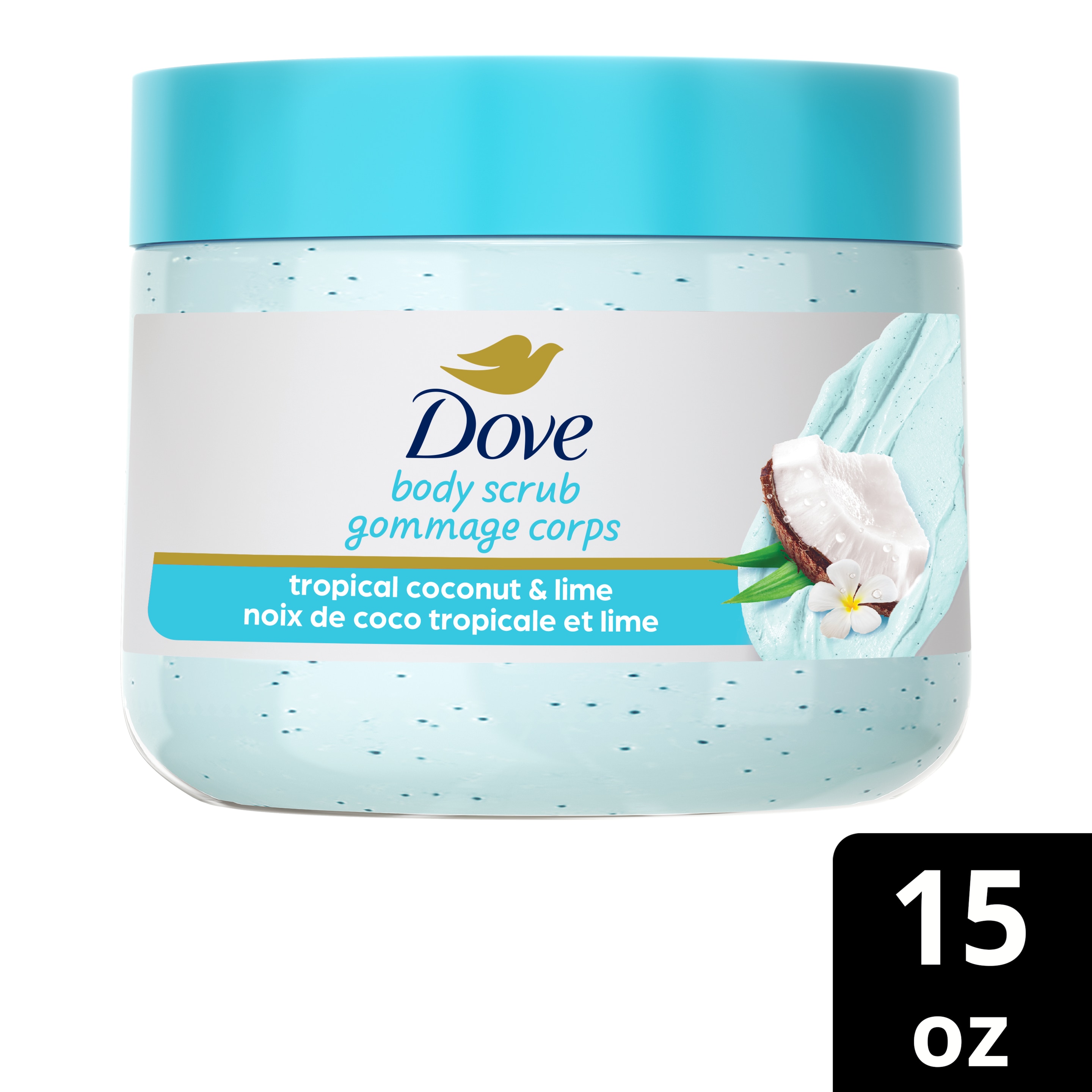 Dove Tropical Coconut & Lime Body Scrub packshot