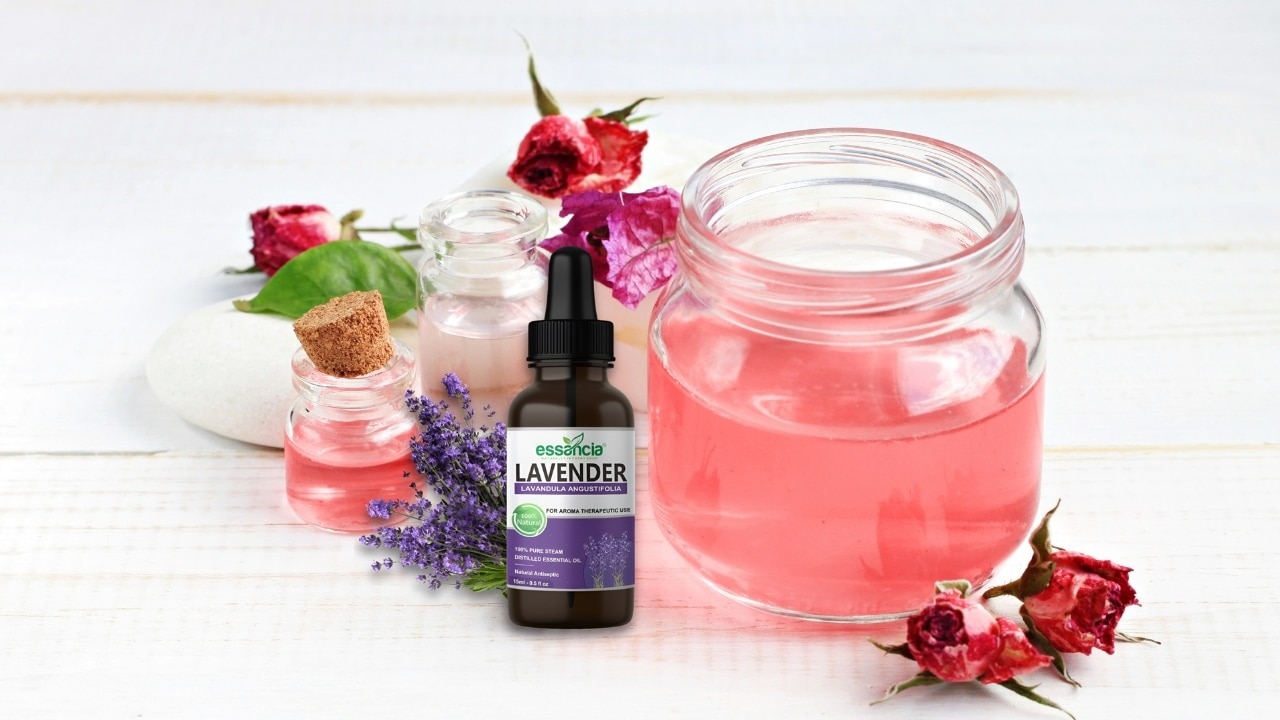 Rose Water + Lavender Essential Oil