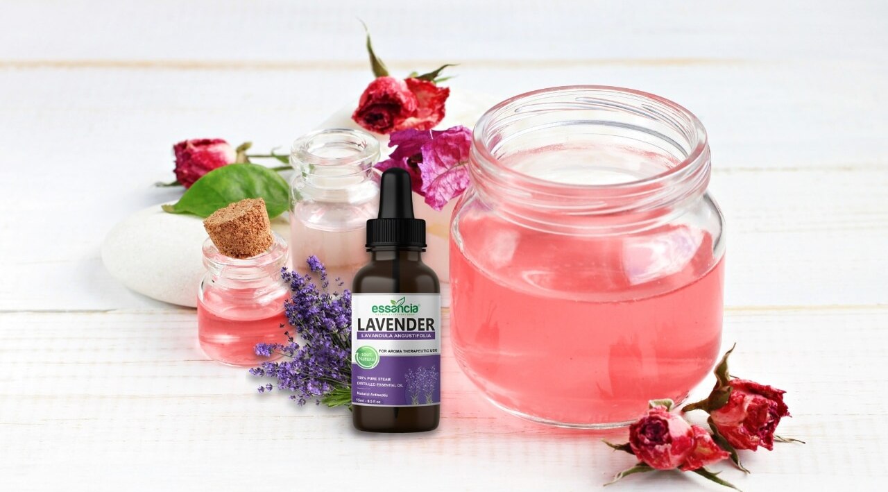 Rose Water + Lavender Essential Oil