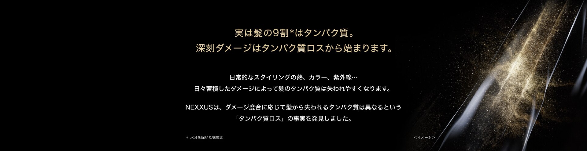 深刻なダメージはタンパク質ロスから始まる