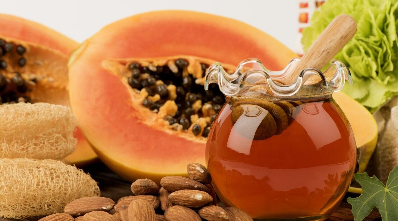Papaya &amp; Honey Face Pack for Radiant Skin -For dull, dry, or normal skin 