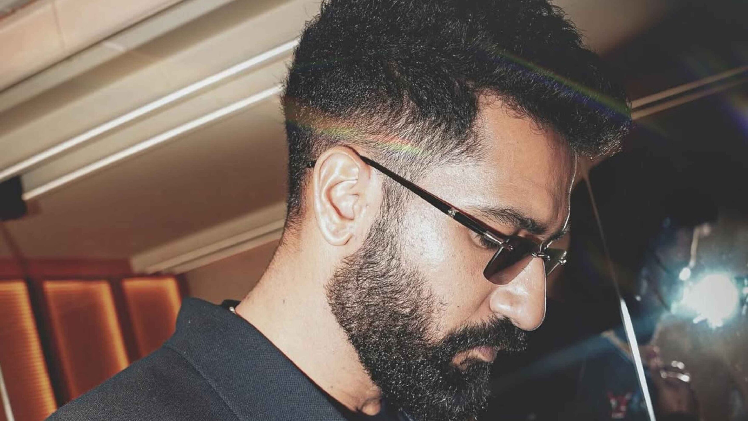 Low Fade with Messy Waves &amp; Fringe