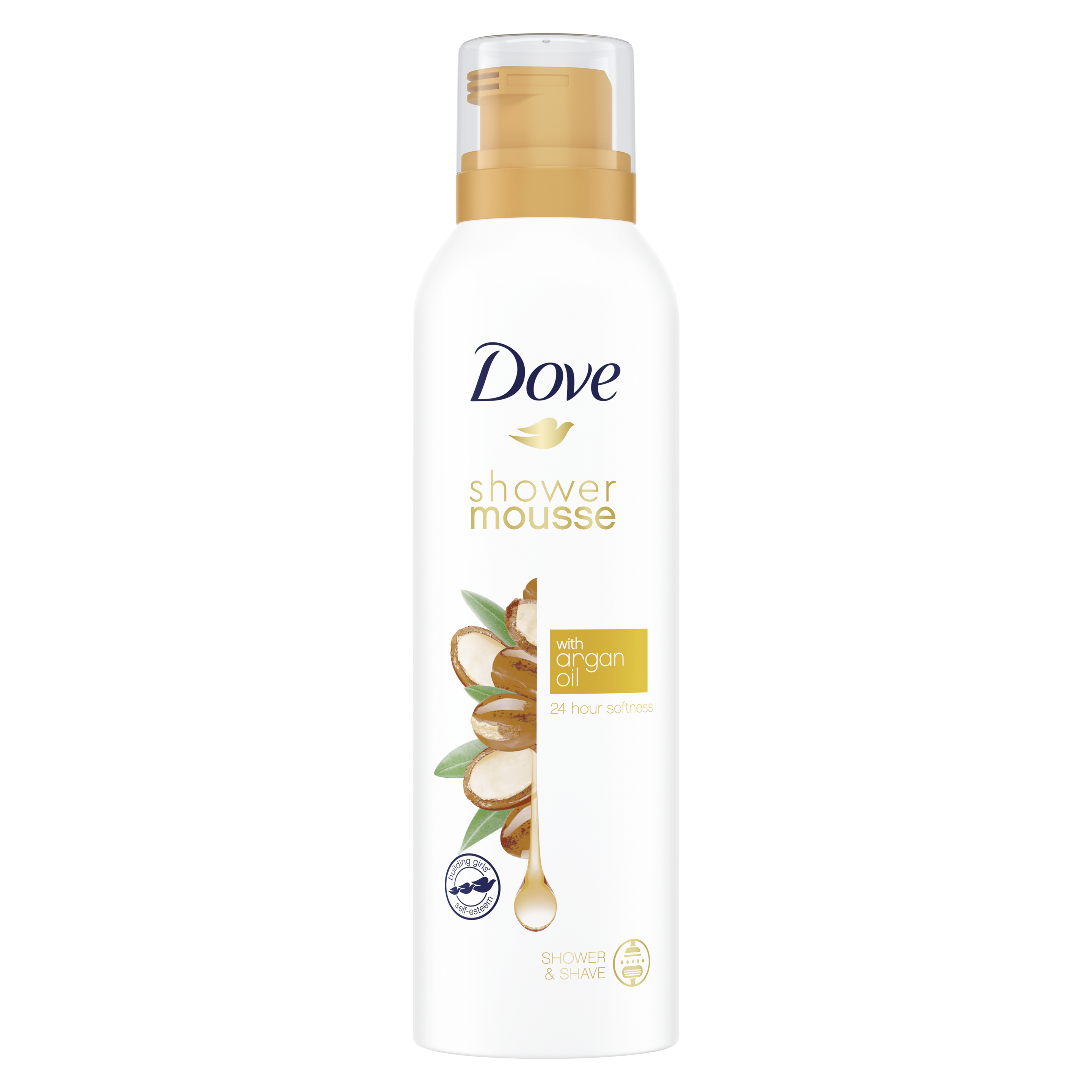 Dove Shower Mousse Argan Oil packshot