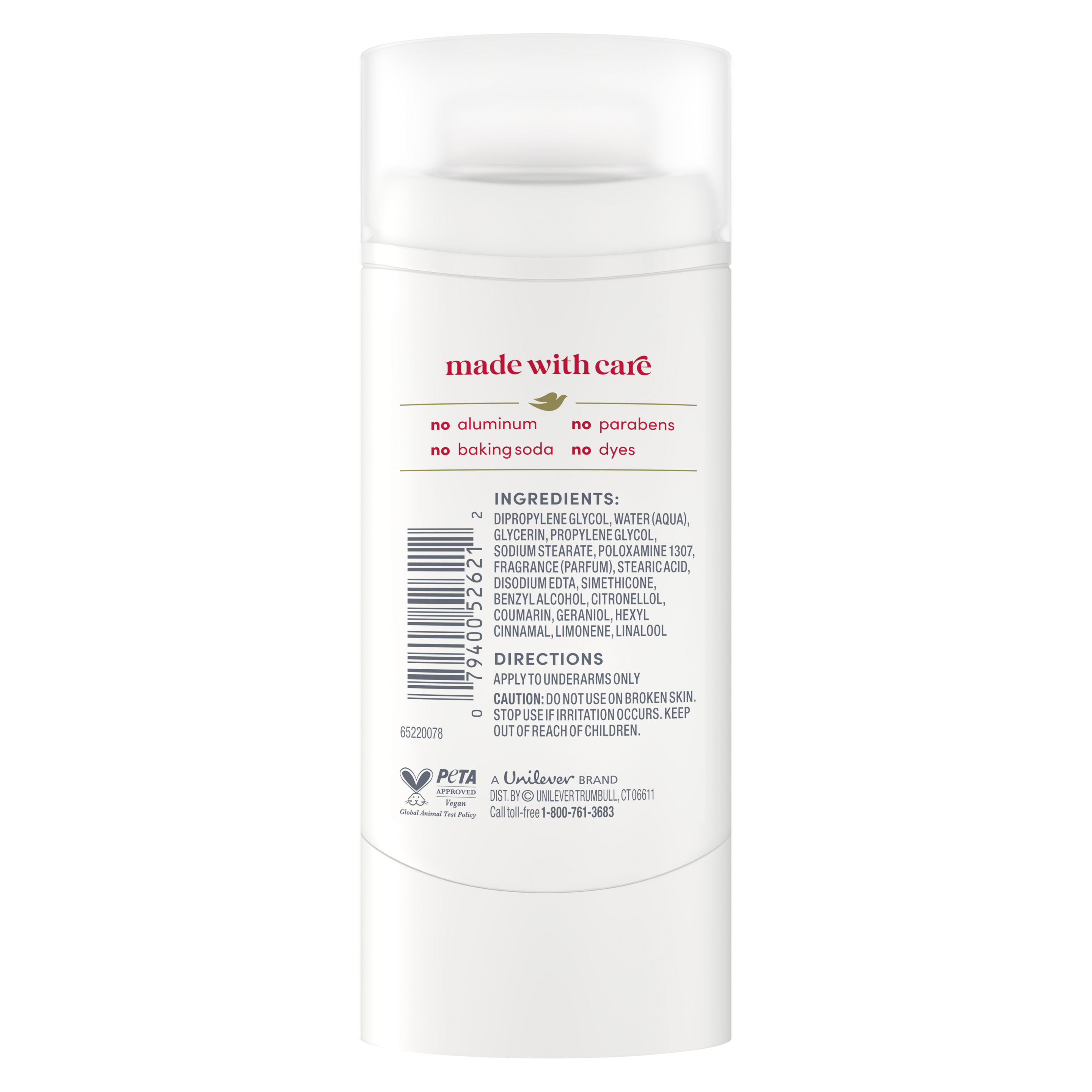 Aluminum Free Deodorant Stick Berry Spritz