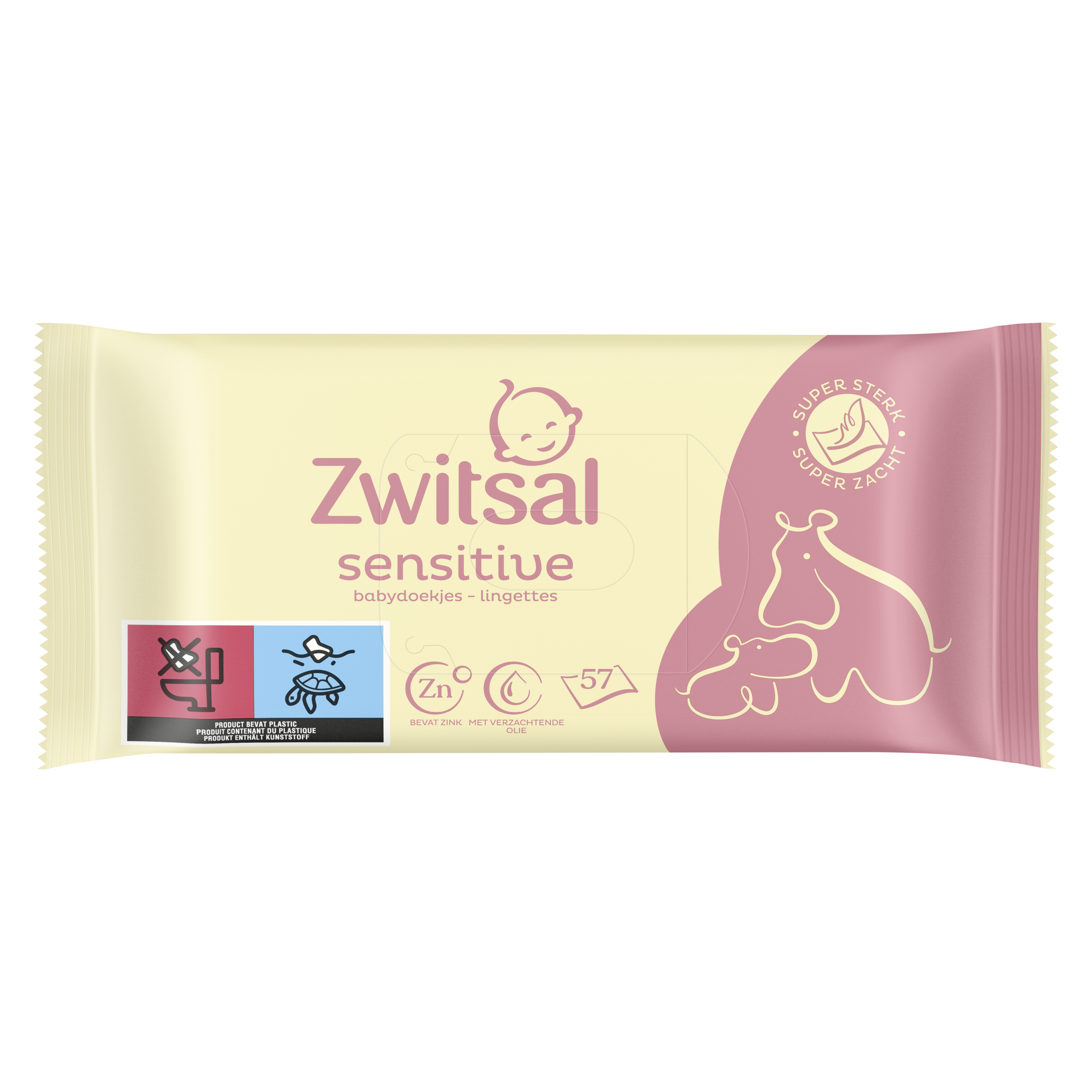 Sensitive Billendoekjes 57 stuks packshot
