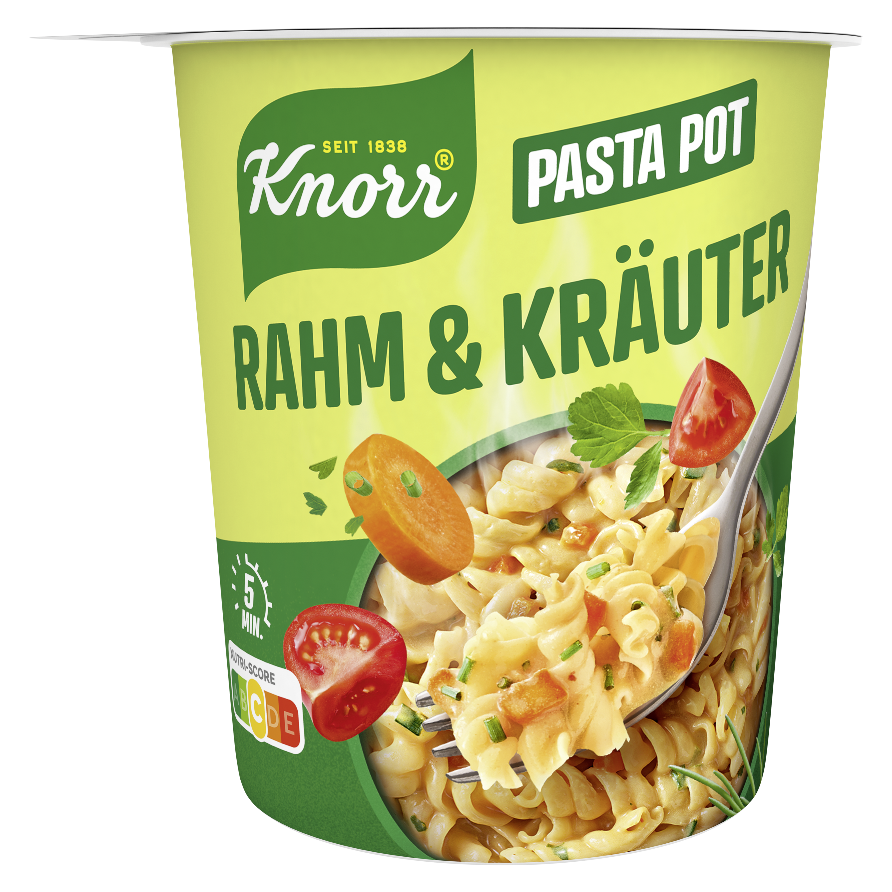 Knorr Pasta Snack Rahm 1 Portion 62g packshot