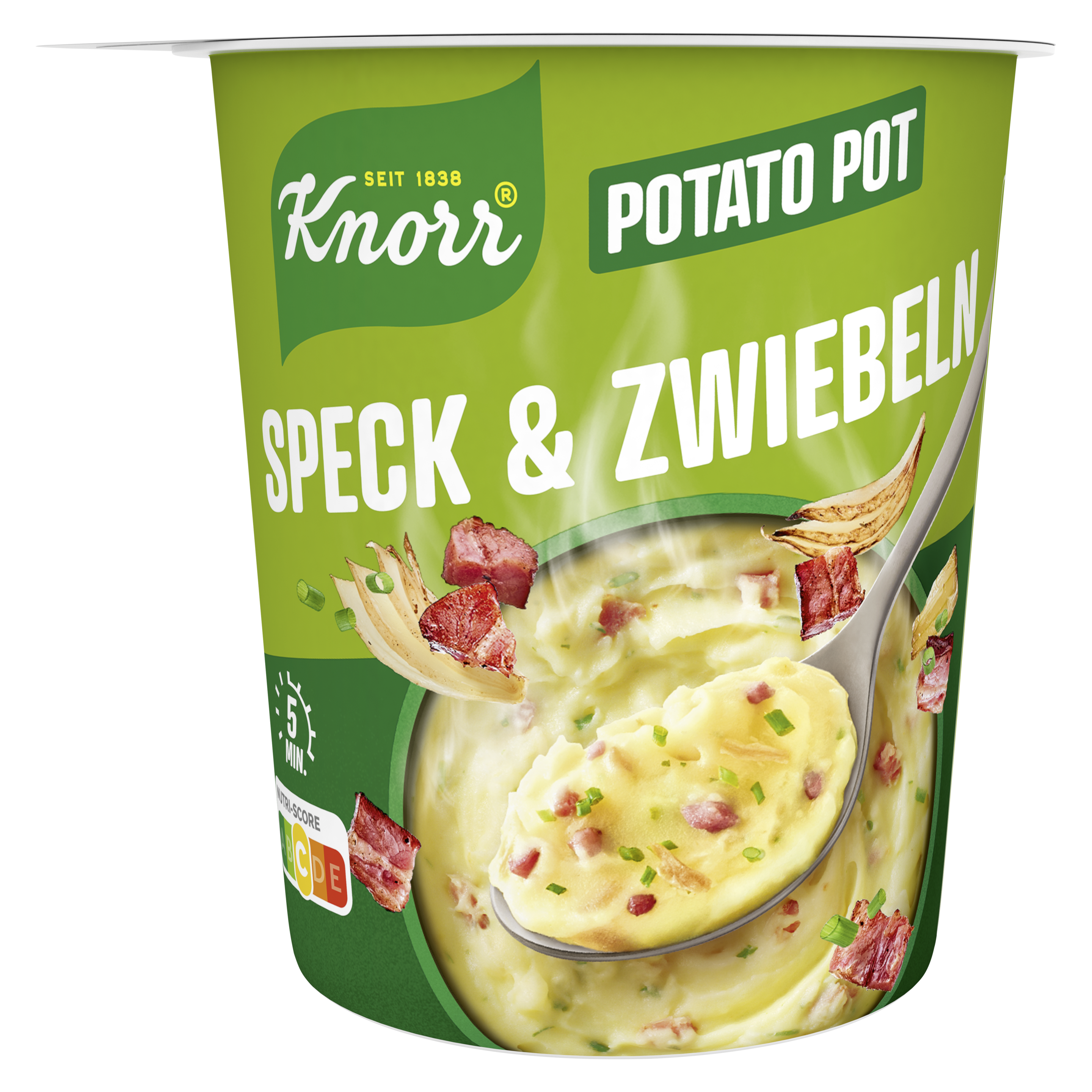 Kartoffel Snack  mit Speck & Zwiebeln 1 Portion packshot