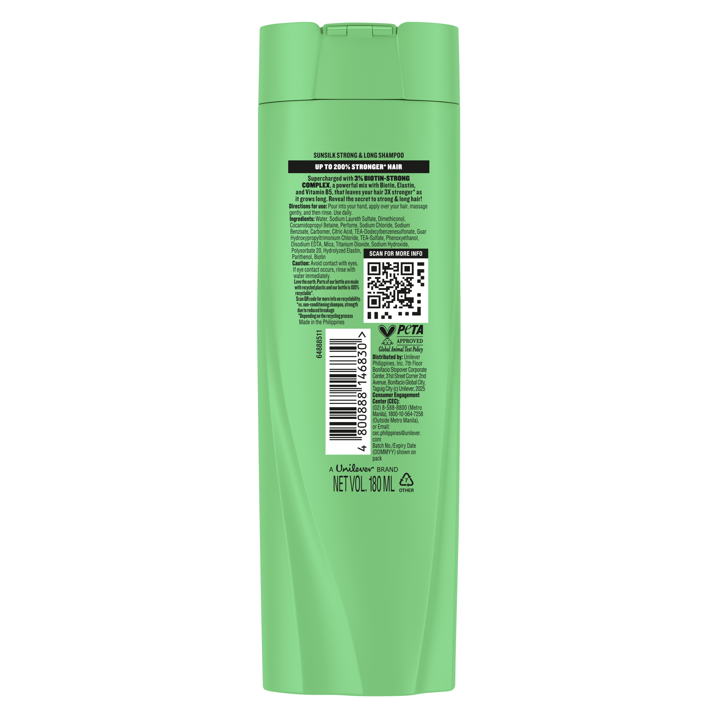 New Sunsilk Green Strong & Long 180ML