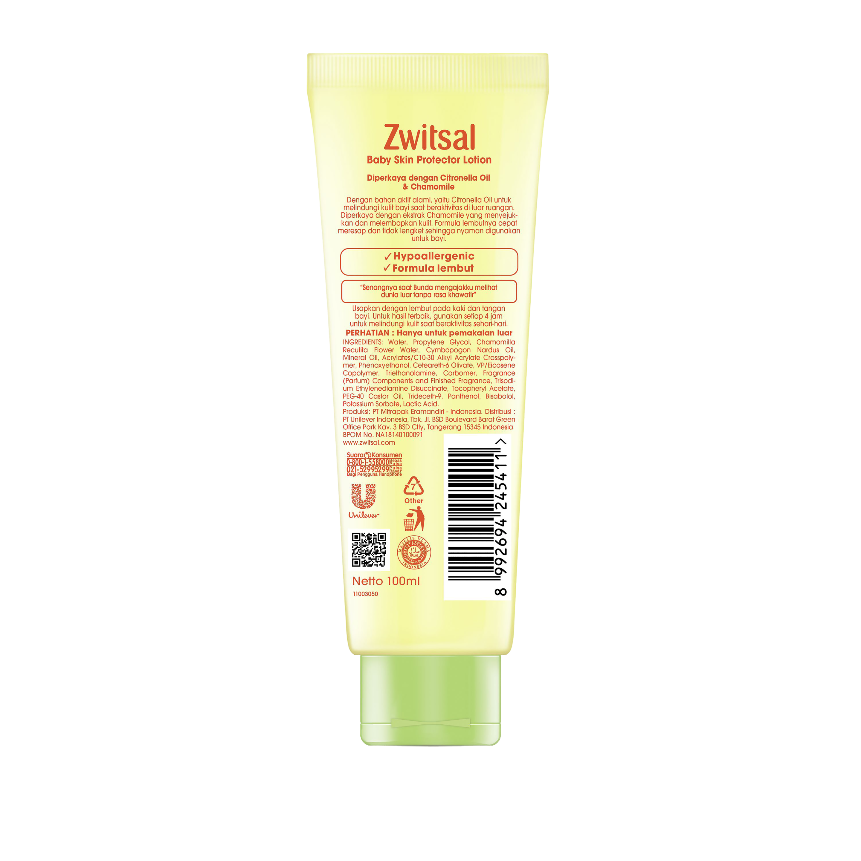 Zwitsal Baby Skin Protector Lotion 100mL