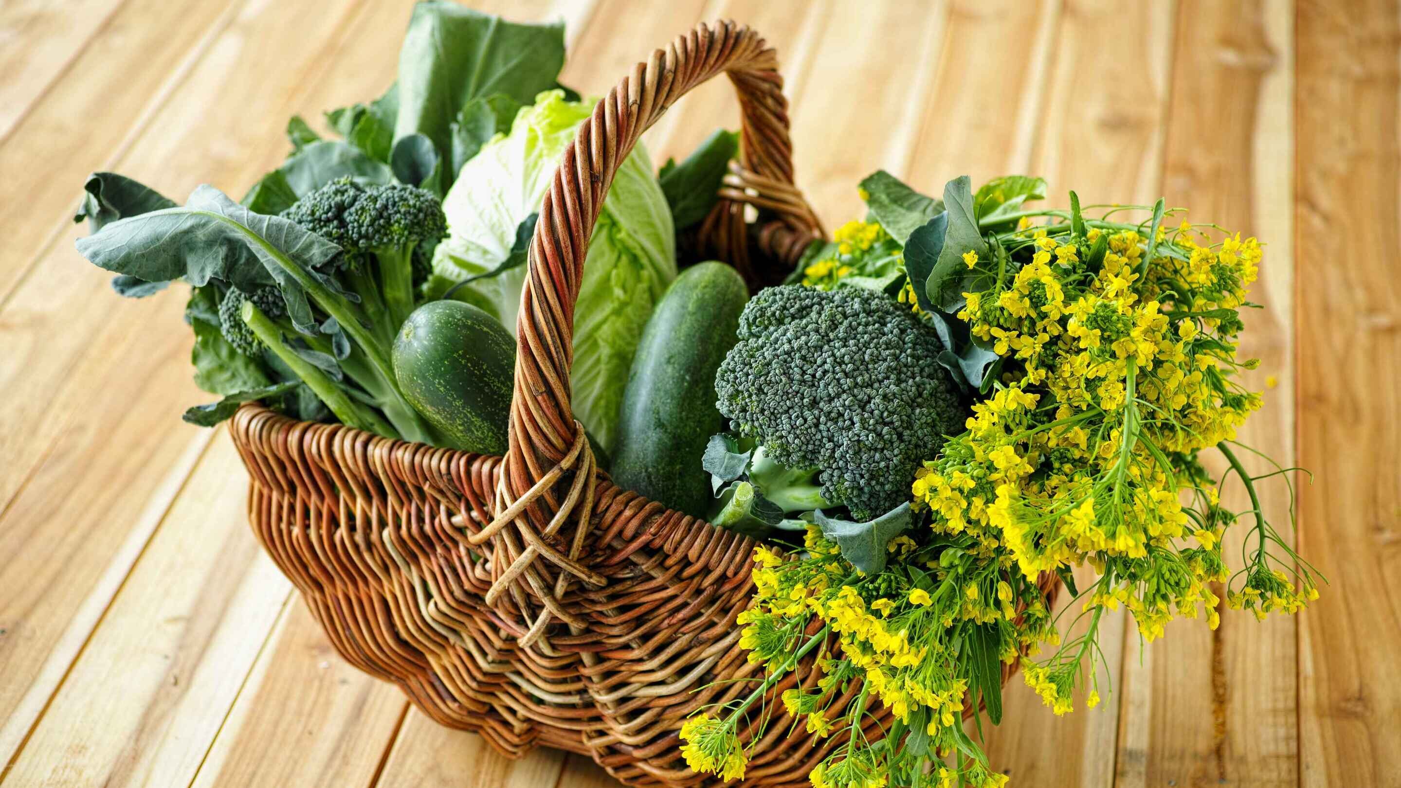 Green leafy vegetables