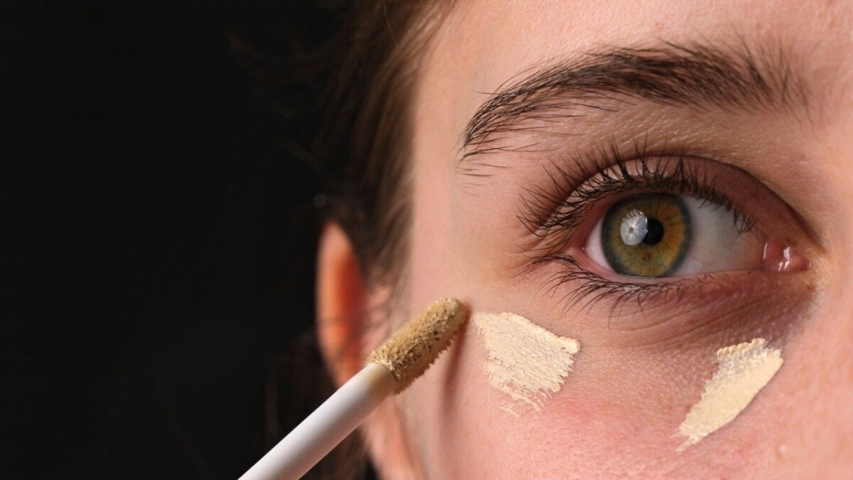 Conceal problem areas with a concealer