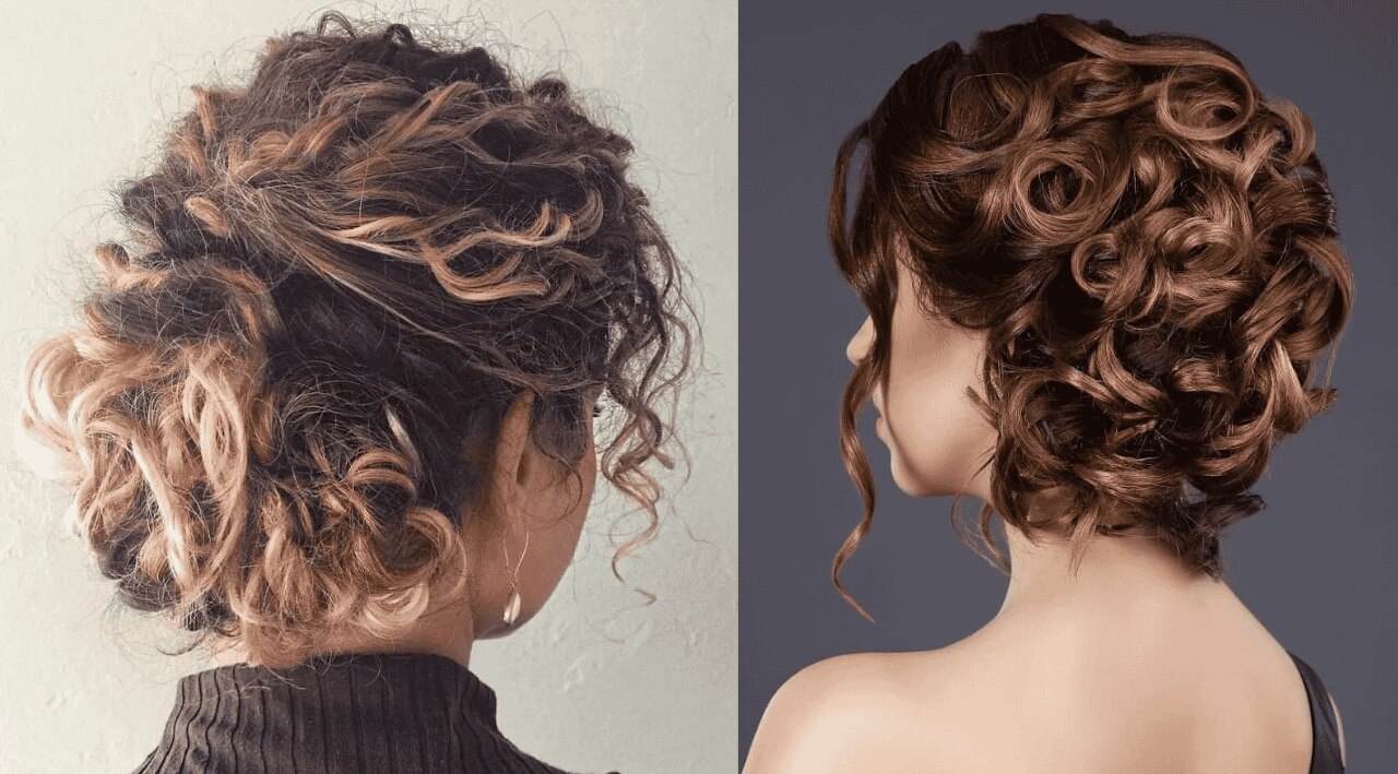Pinned up curls