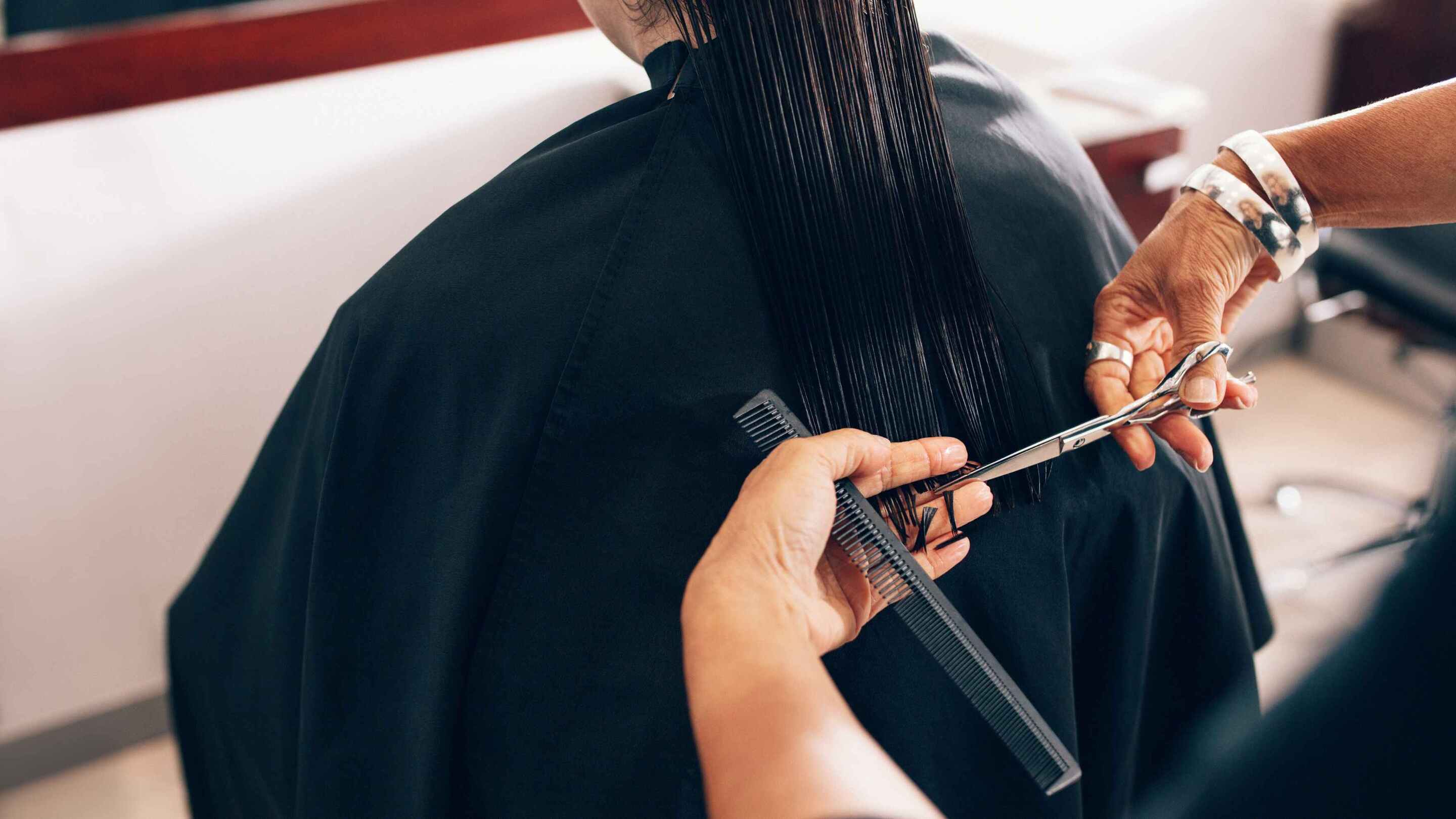 Trimming your hair regularly