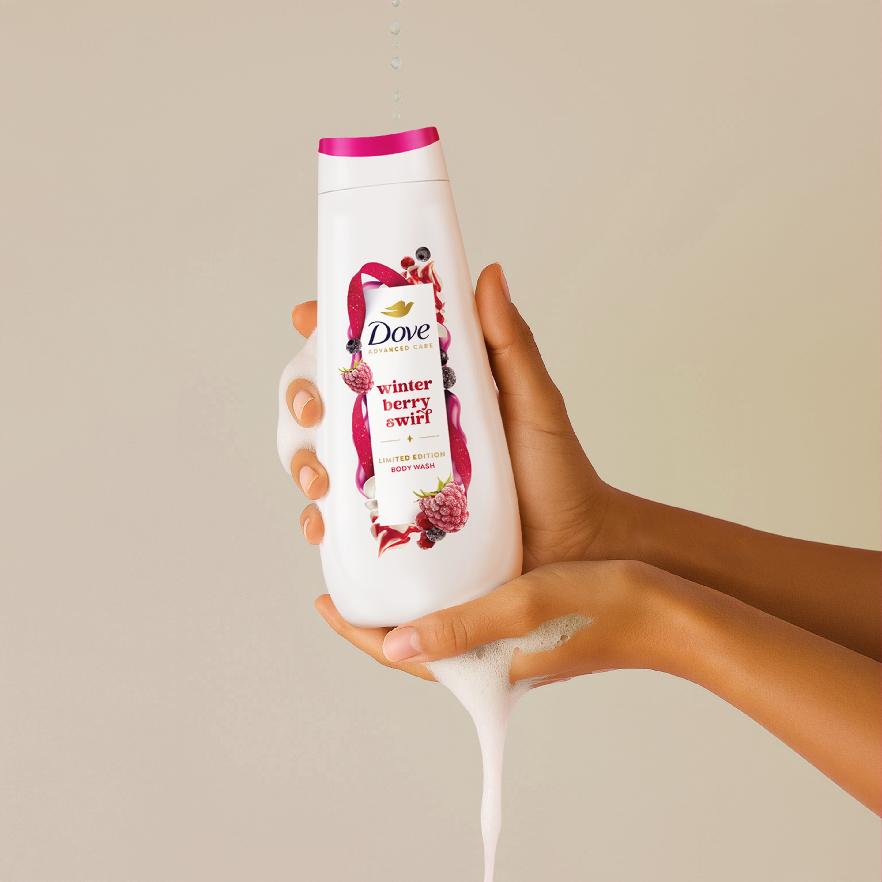 Dove Duschcreme Advanced Care Limited Edition Winterberry Swirl