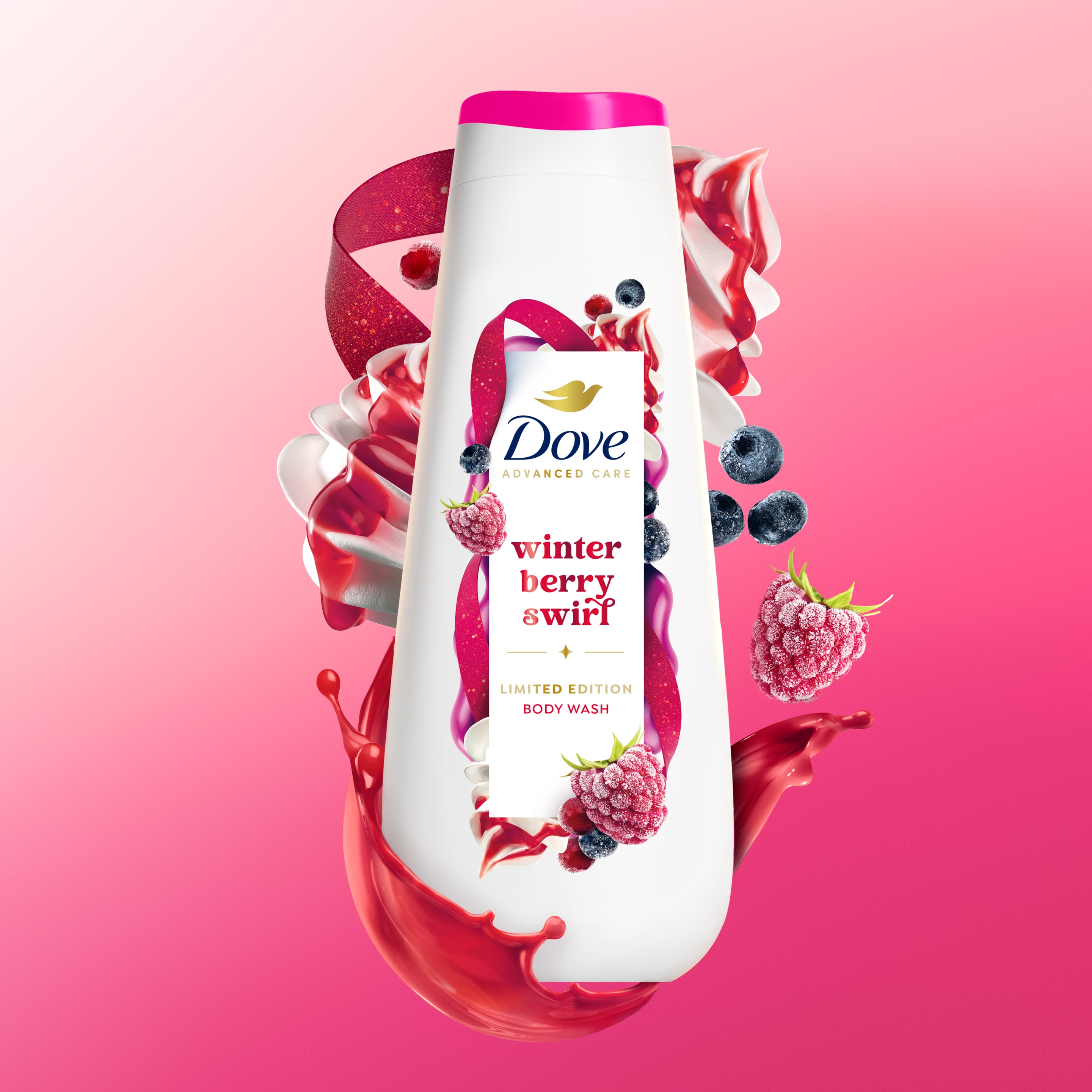 Dove Duschcreme Advanced Care Limited Edition Winterberry Swirl