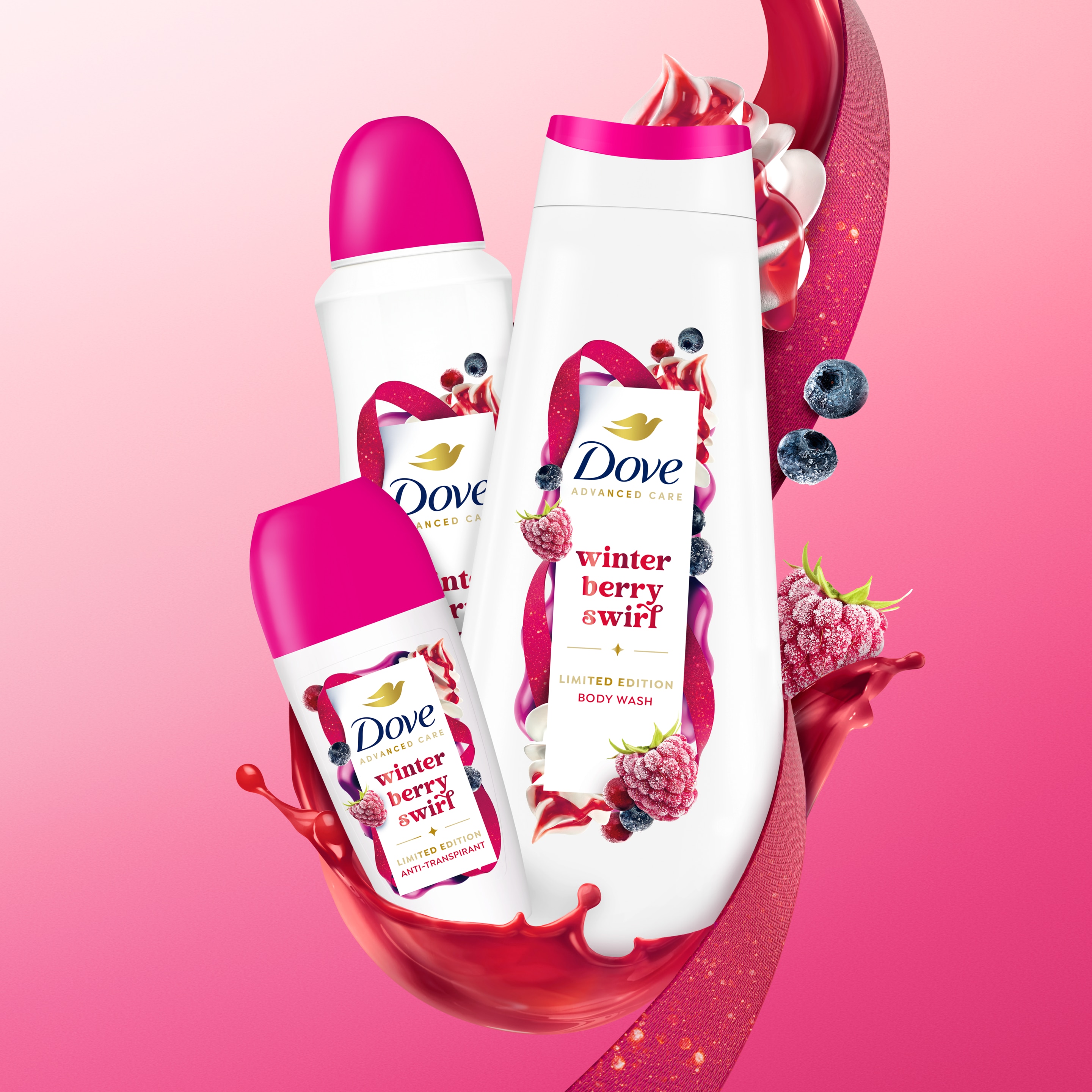 Dove Deo-Spray Antitranspirant Advanced Care Limited Edition Winterberry Swirl