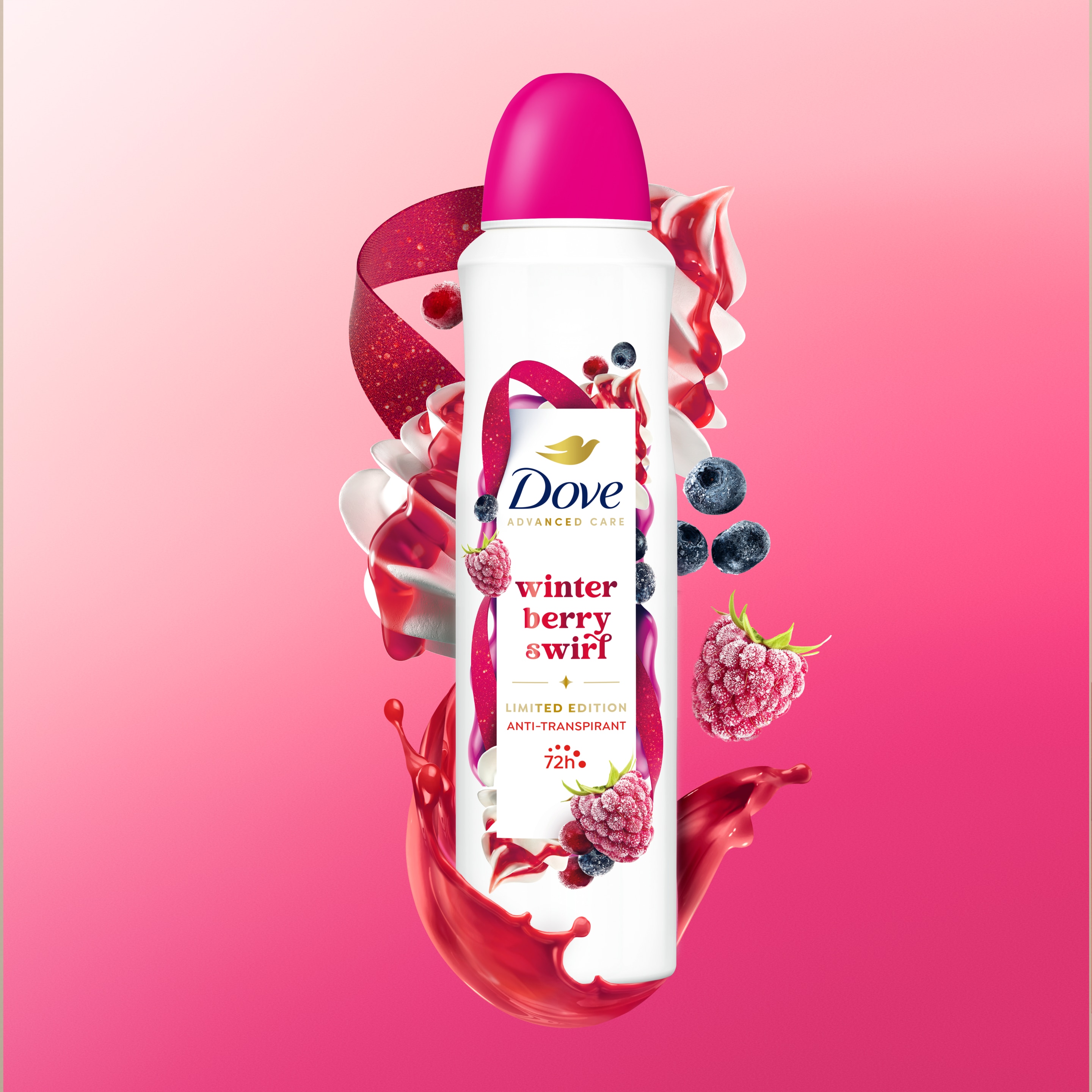 Dove Deo-Spray Antitranspirant Advanced Care Limited Edition Winterberry Swirl