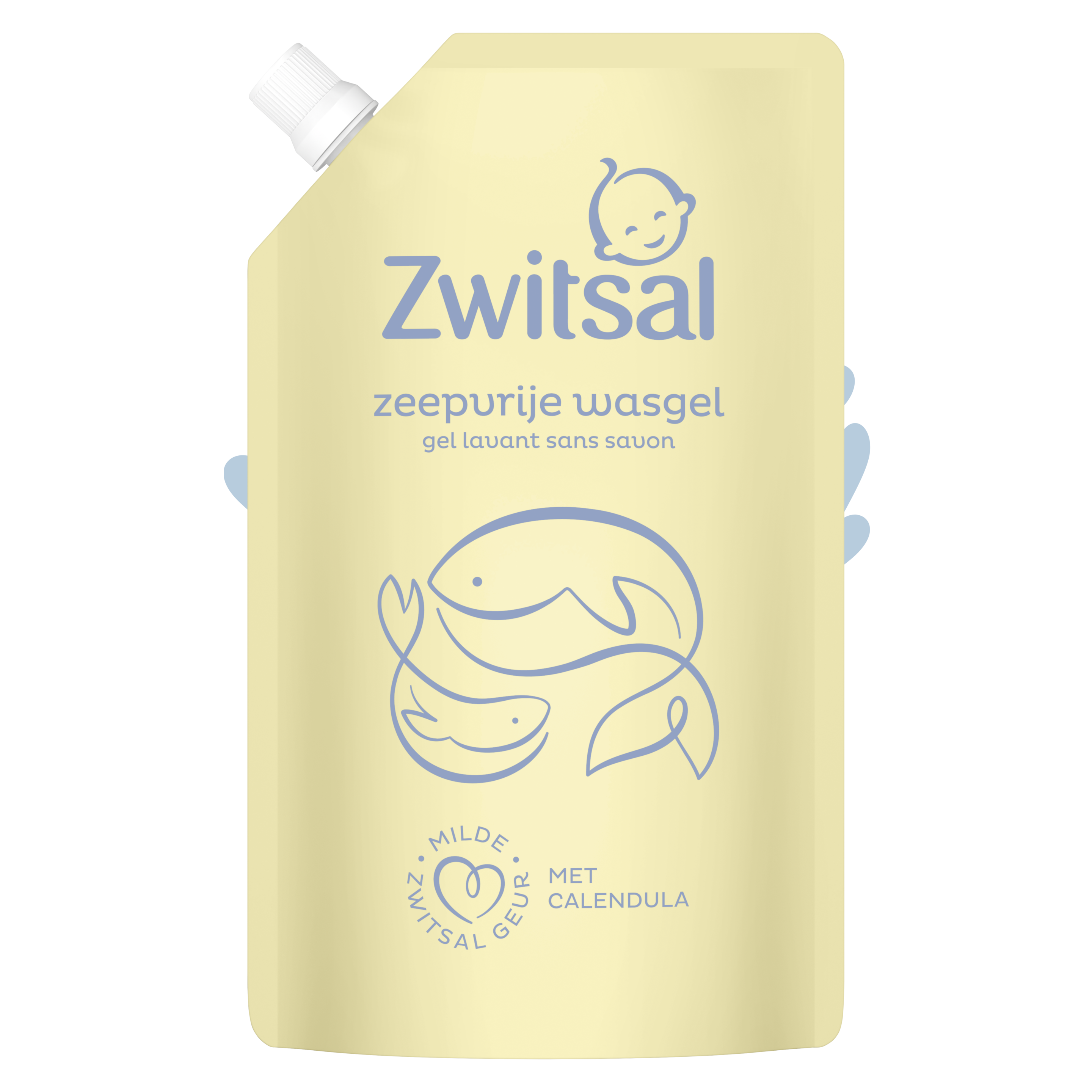 Zeepvrije Wasgel Navulverpakking  500 ml