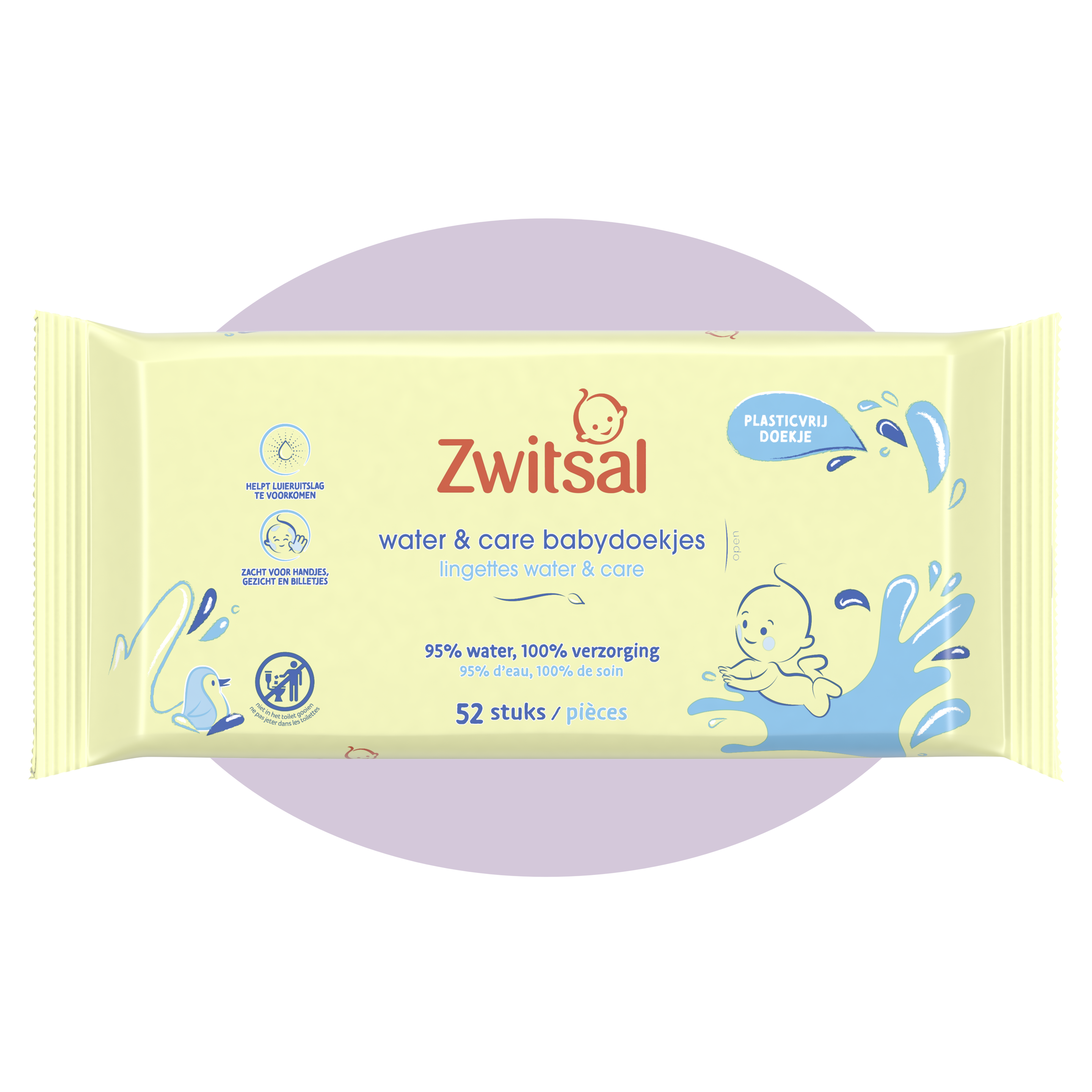 Water & Care Babydoekjes 52 stuks