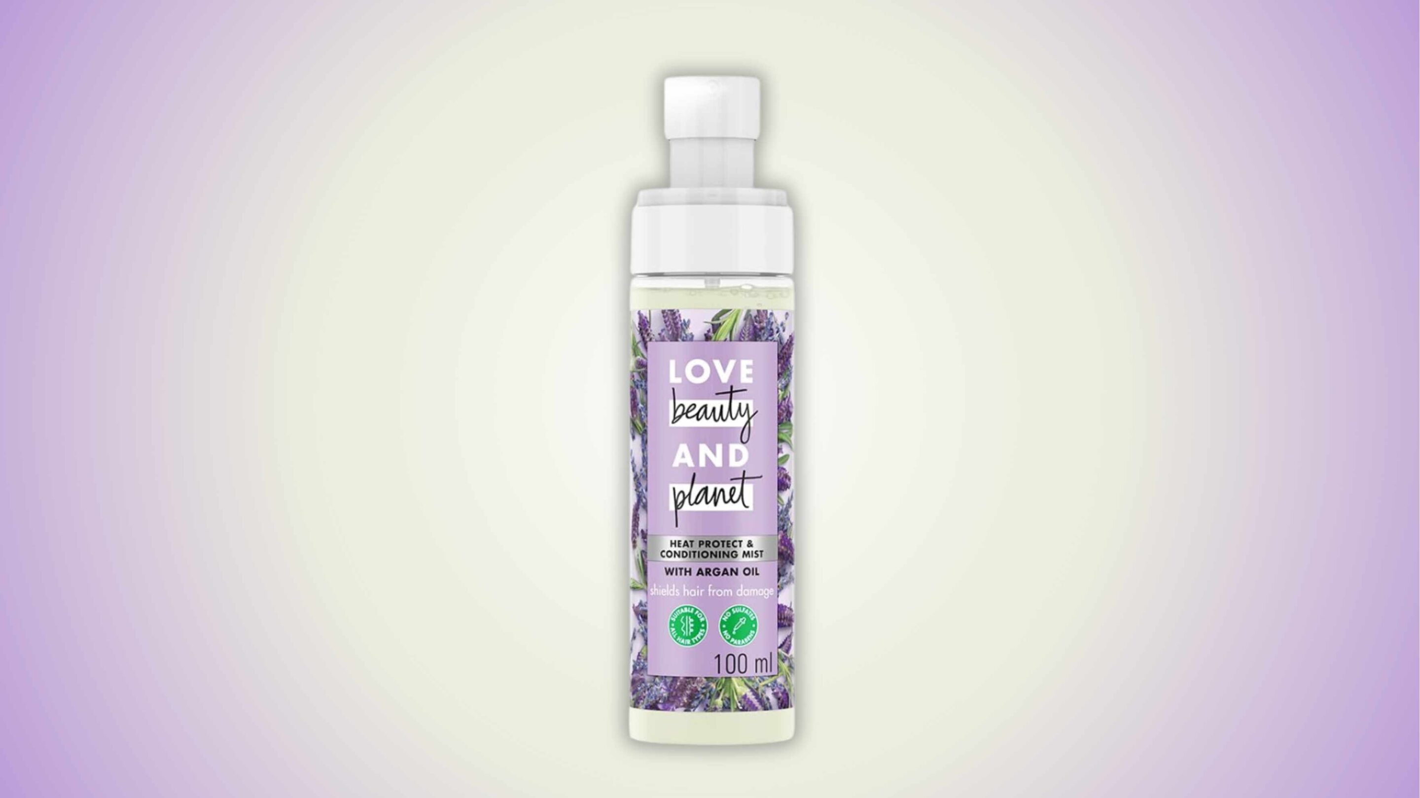 Love Beauty and Planet Argan Oil & Lavender Heat Protection Spray