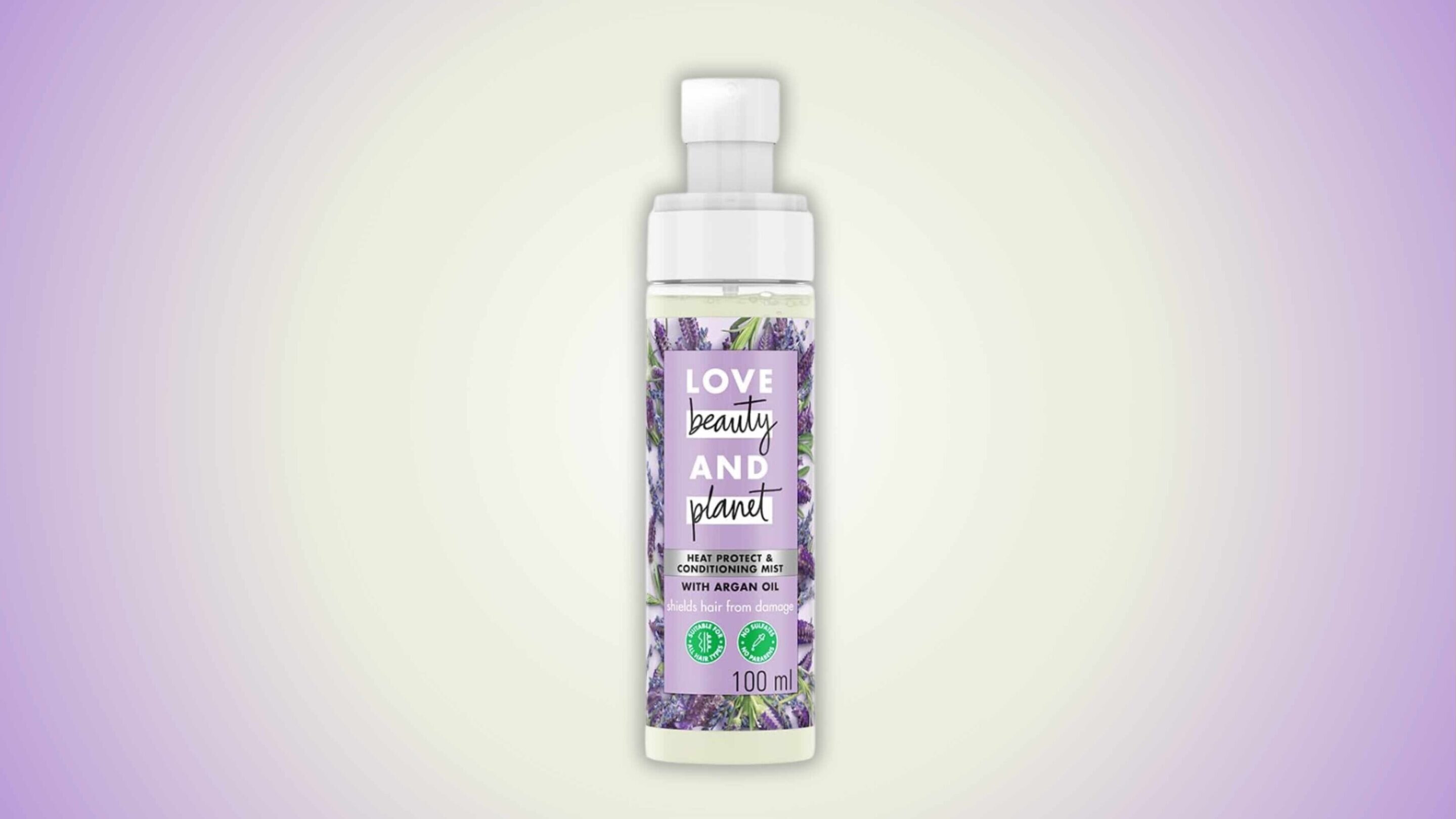 Love Beauty and Planet Argan Oil &amp; Lavender Heat Protection Spray 