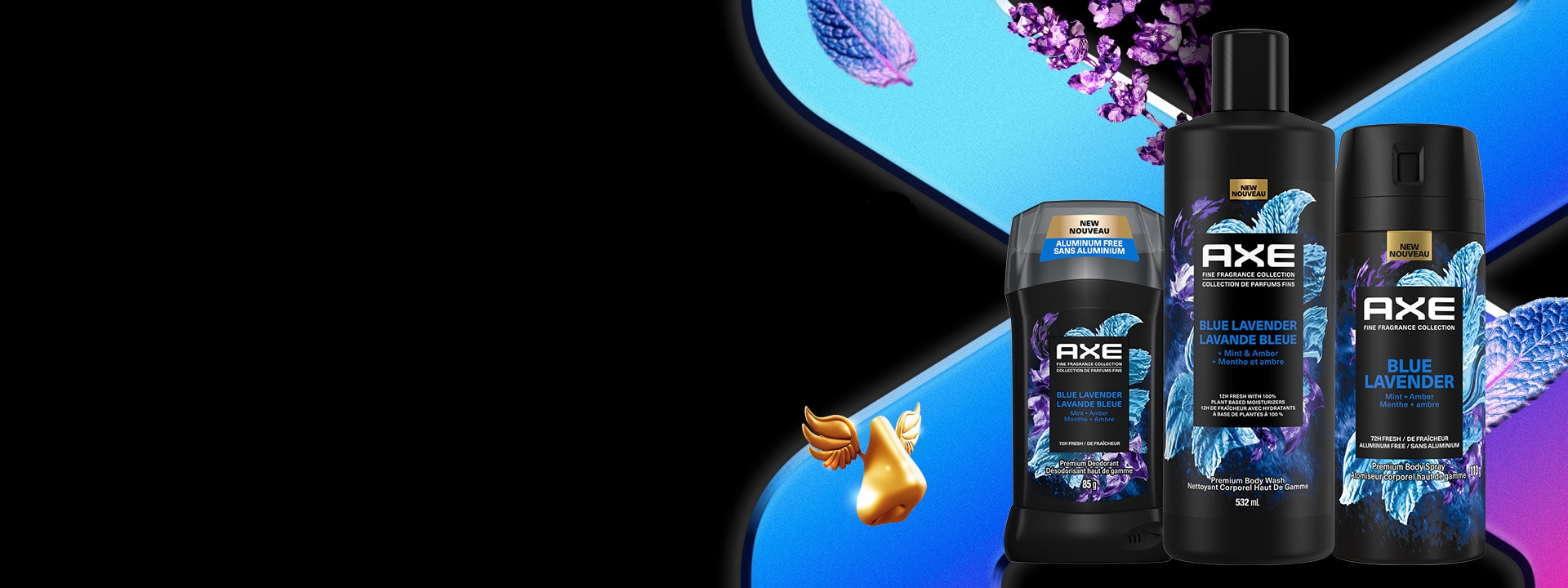 Axe Blue Lavender Collection Range