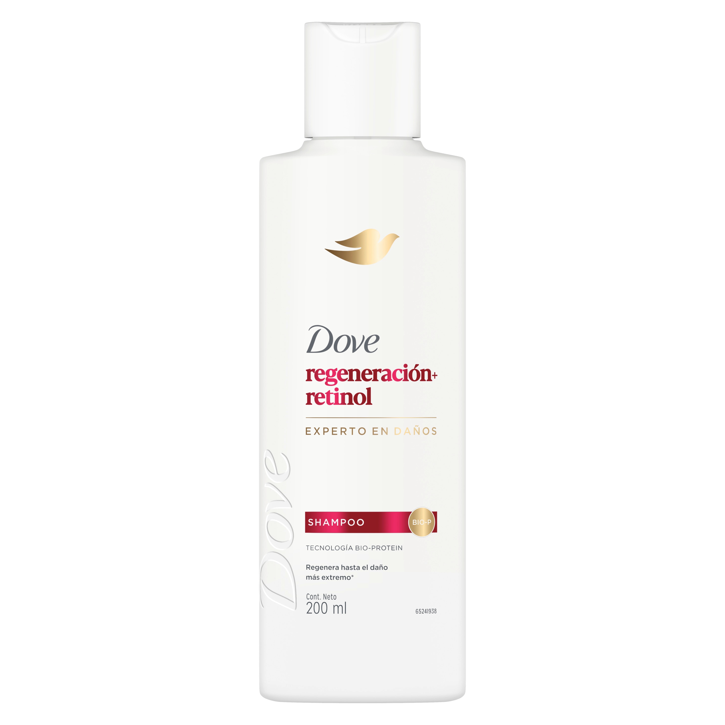 Shampoo dove regeneración extrema 200ml packshot