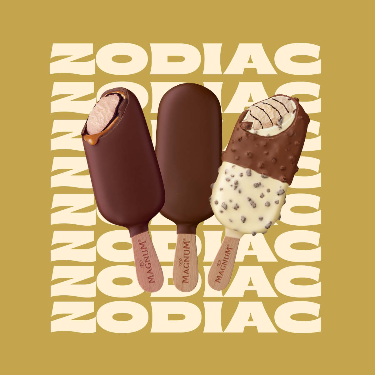 Magnum Mini Variety pack is the ice cream flavor for Zodiac.