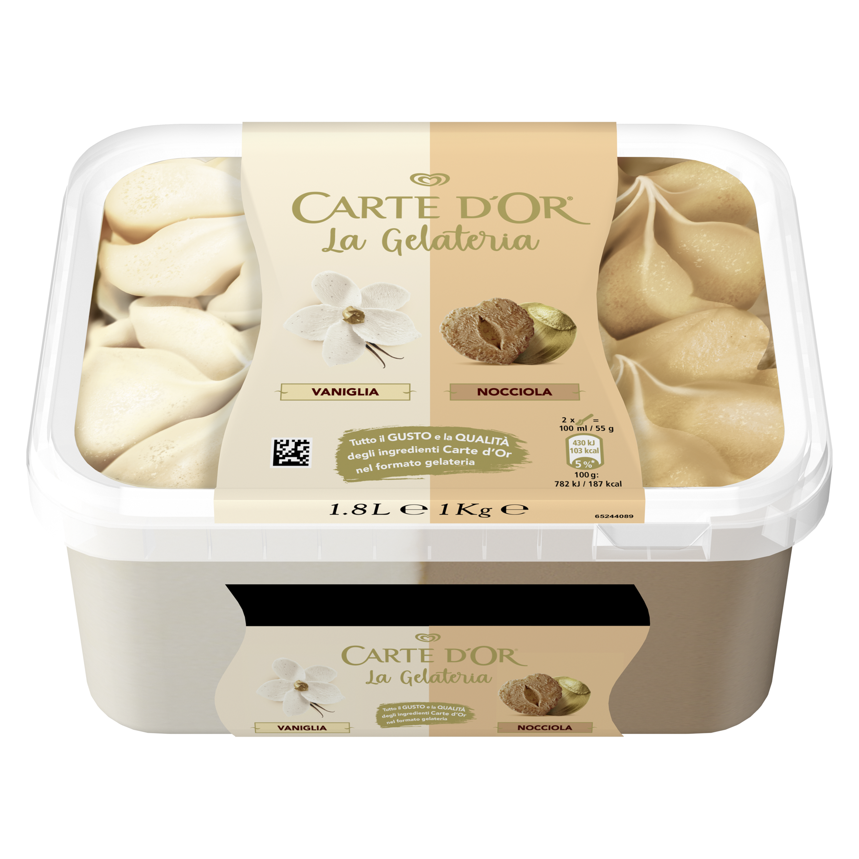 Carte D'Or Gelateria Vaniglia e Nocciola packshot