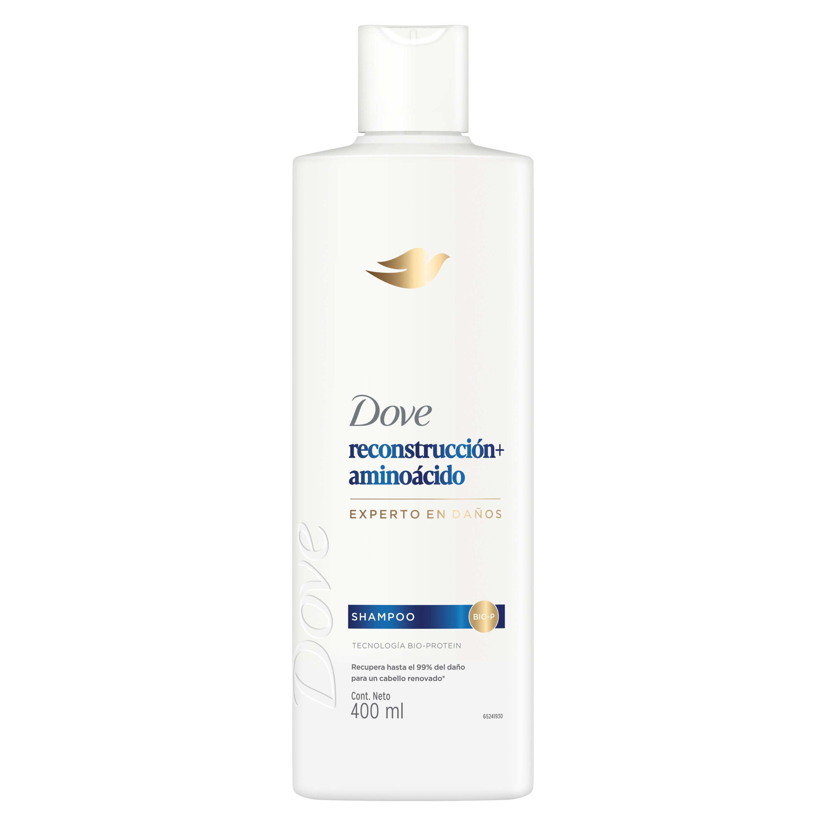 Dove Shampoo línea reconstrucción completa del cabello 400ml packshot