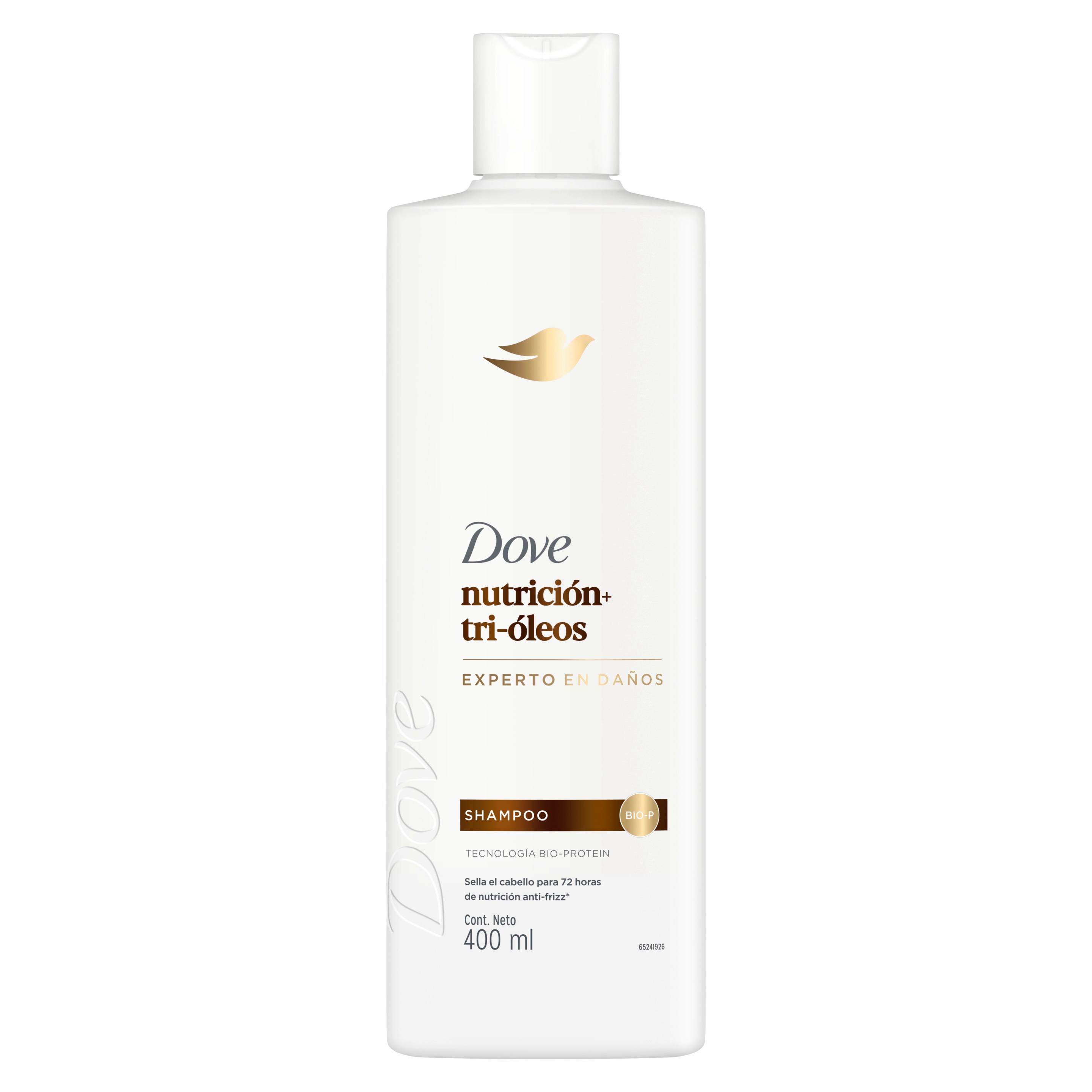 Dove Shampoo Óleo Nutrición 400ml. packshot