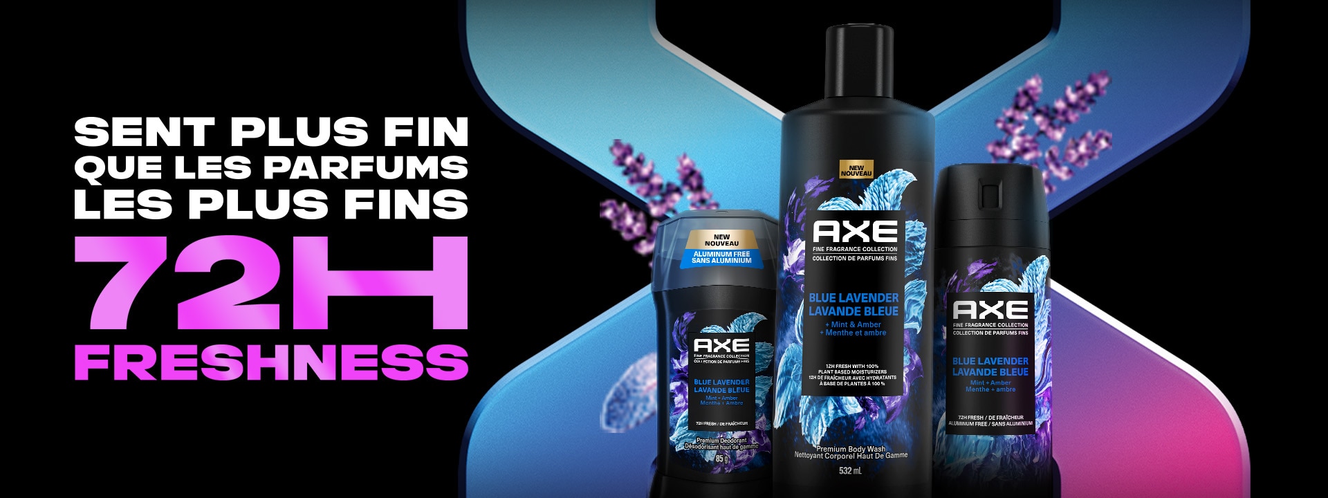 Sent plus fin que les parfums les plus fins 72H Freshness