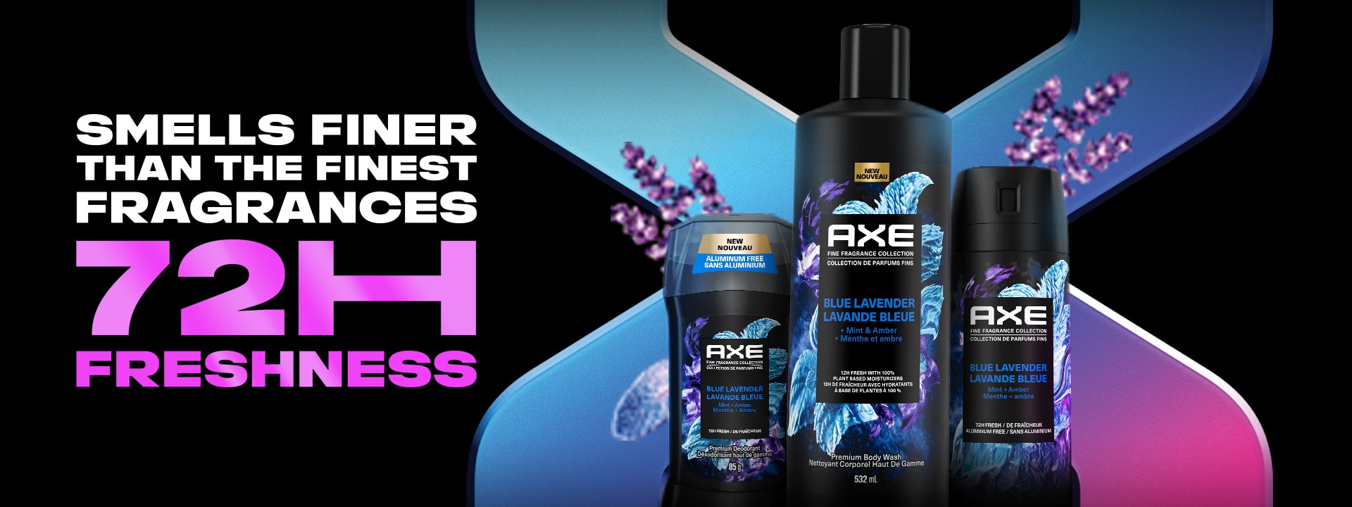 Smells finer than the finest fragrances 72H Freshness