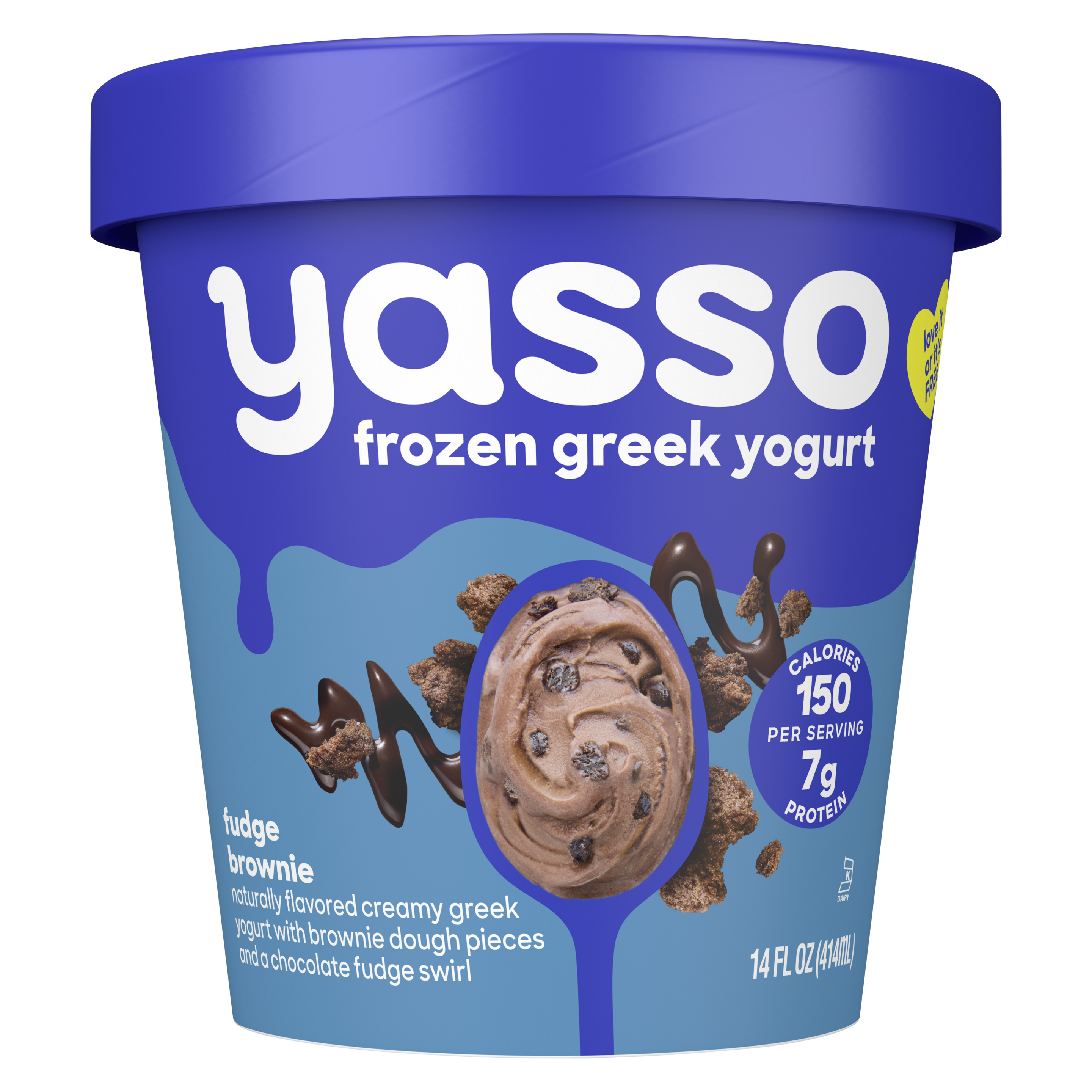 Yasso Spoonables Fudge Brownie Hero