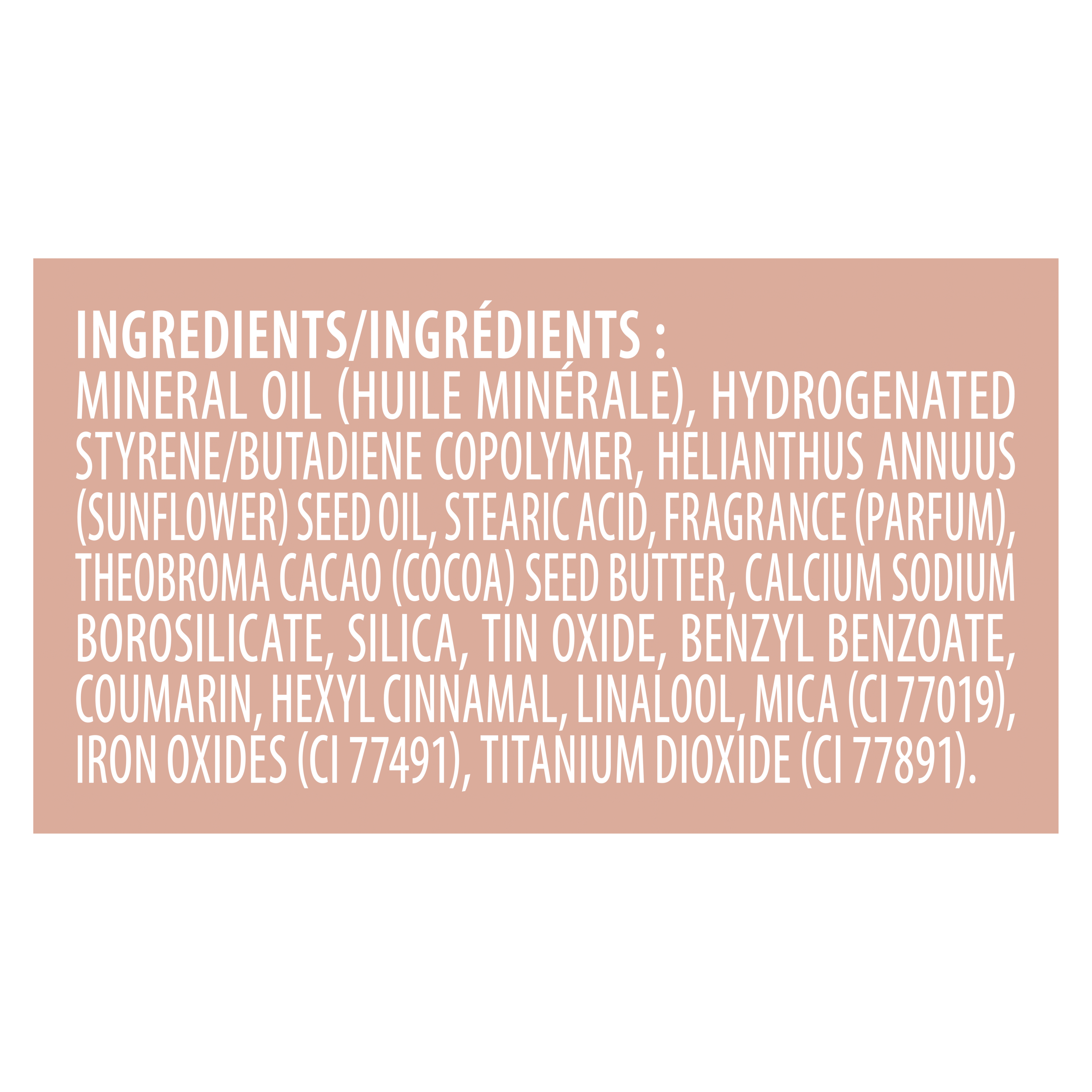 Vaseline® Sunlit Glow Shimmer Gel Oil ingredients